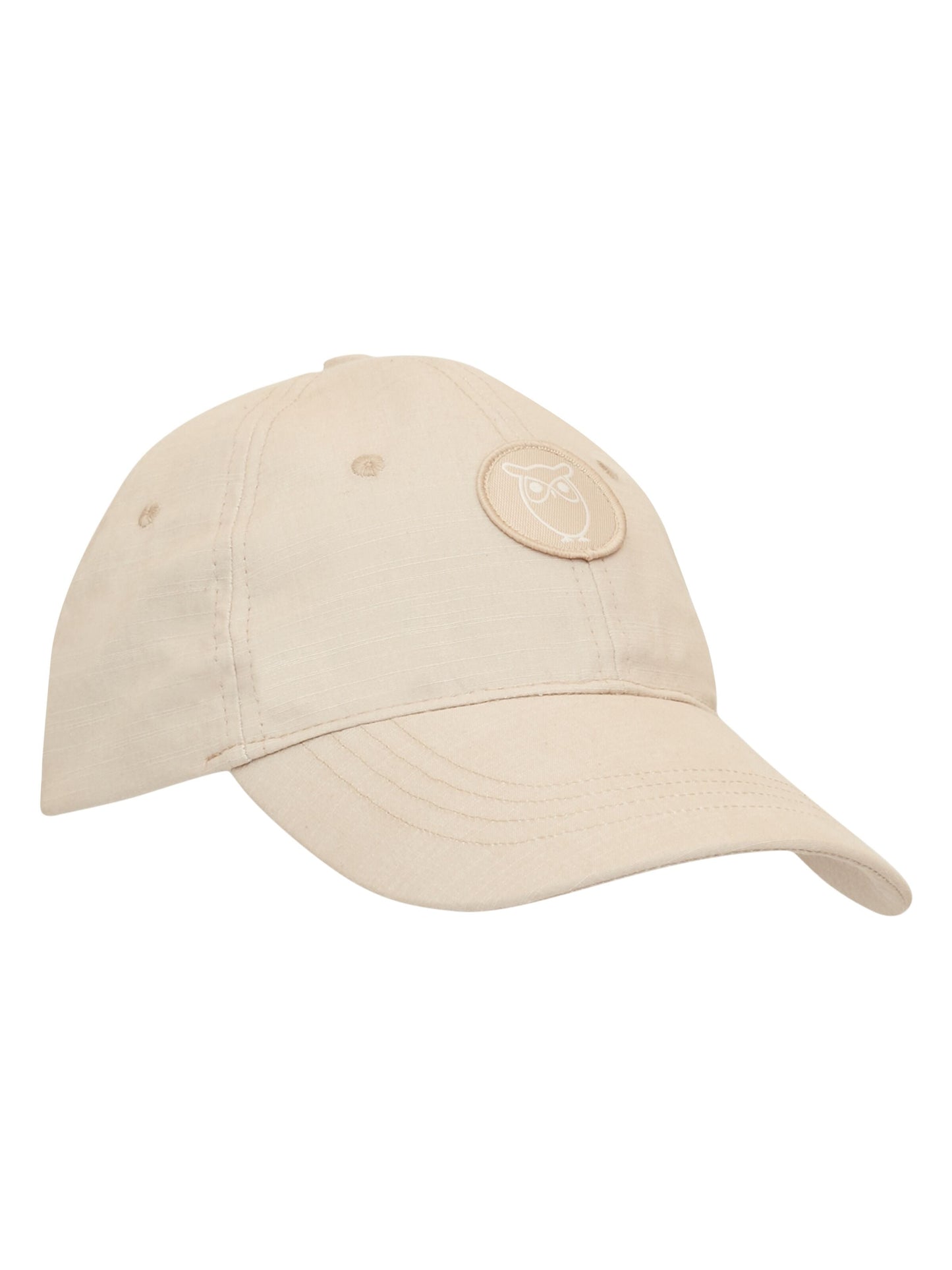 Casquette en coton bio | beige "slub yarn baseball cap light feather gray"