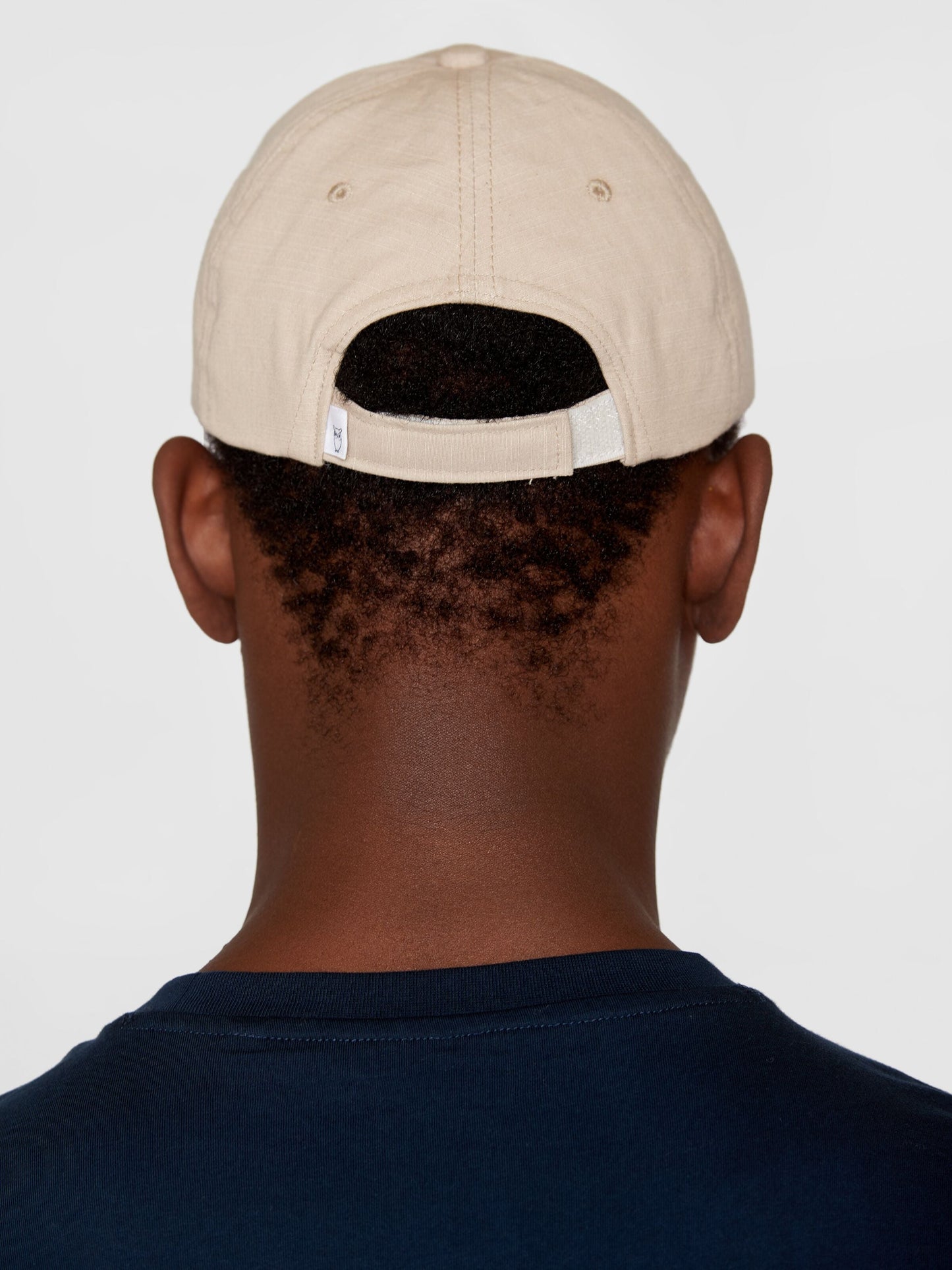 Casquette en coton bio | beige "slub yarn baseball cap light feather gray"