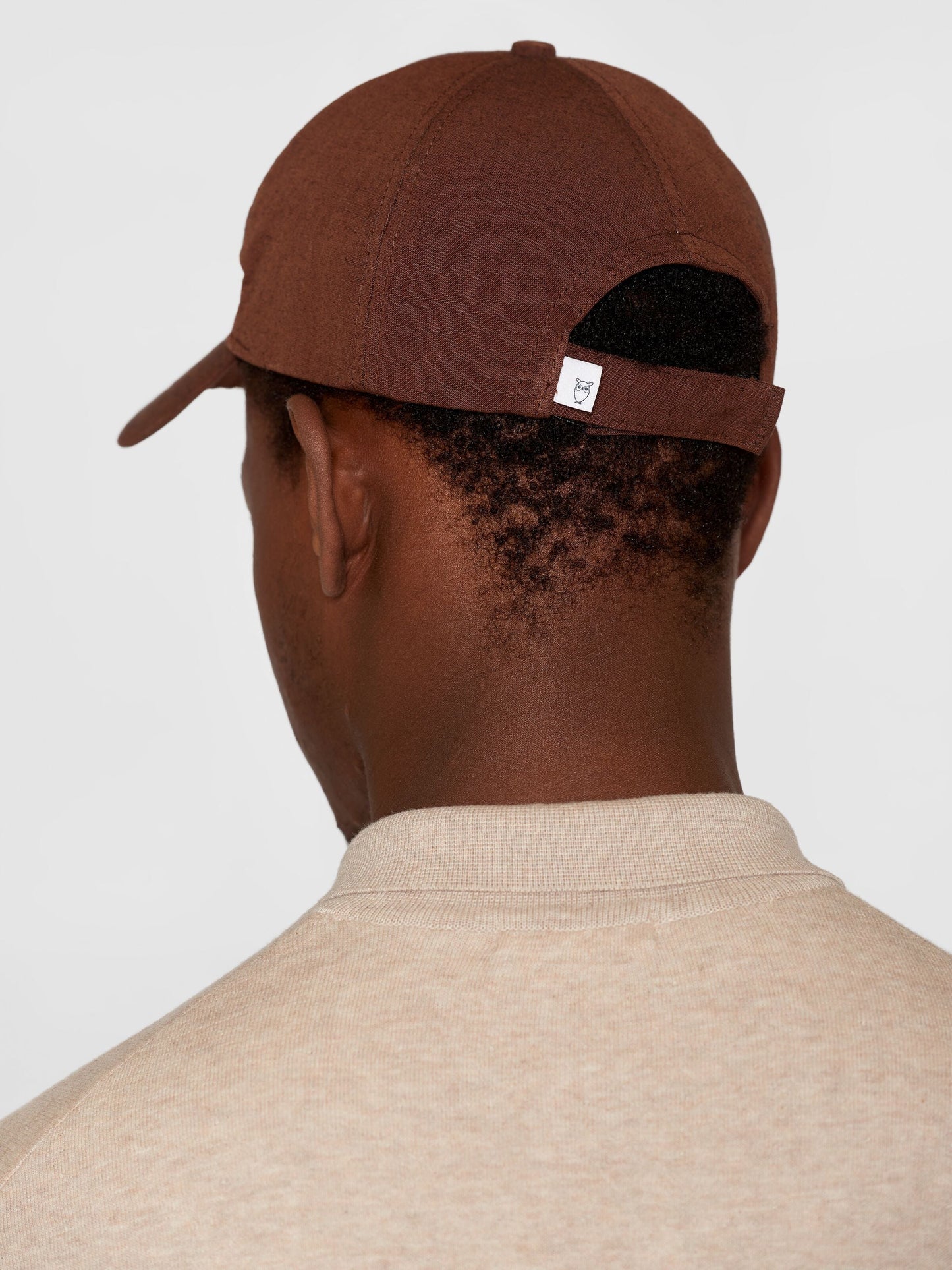 Casquette en coton bio | marron "slub yarn baseball cap tiramisu"
