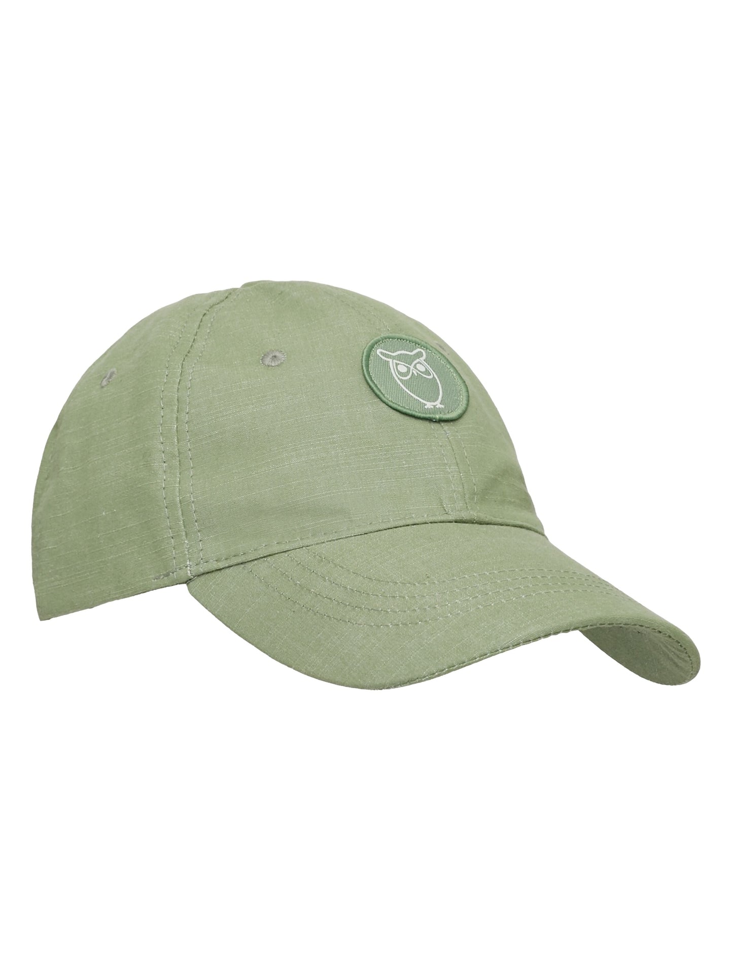 Casquette en coton bio | vert "slub yarn baseball cap shale green"