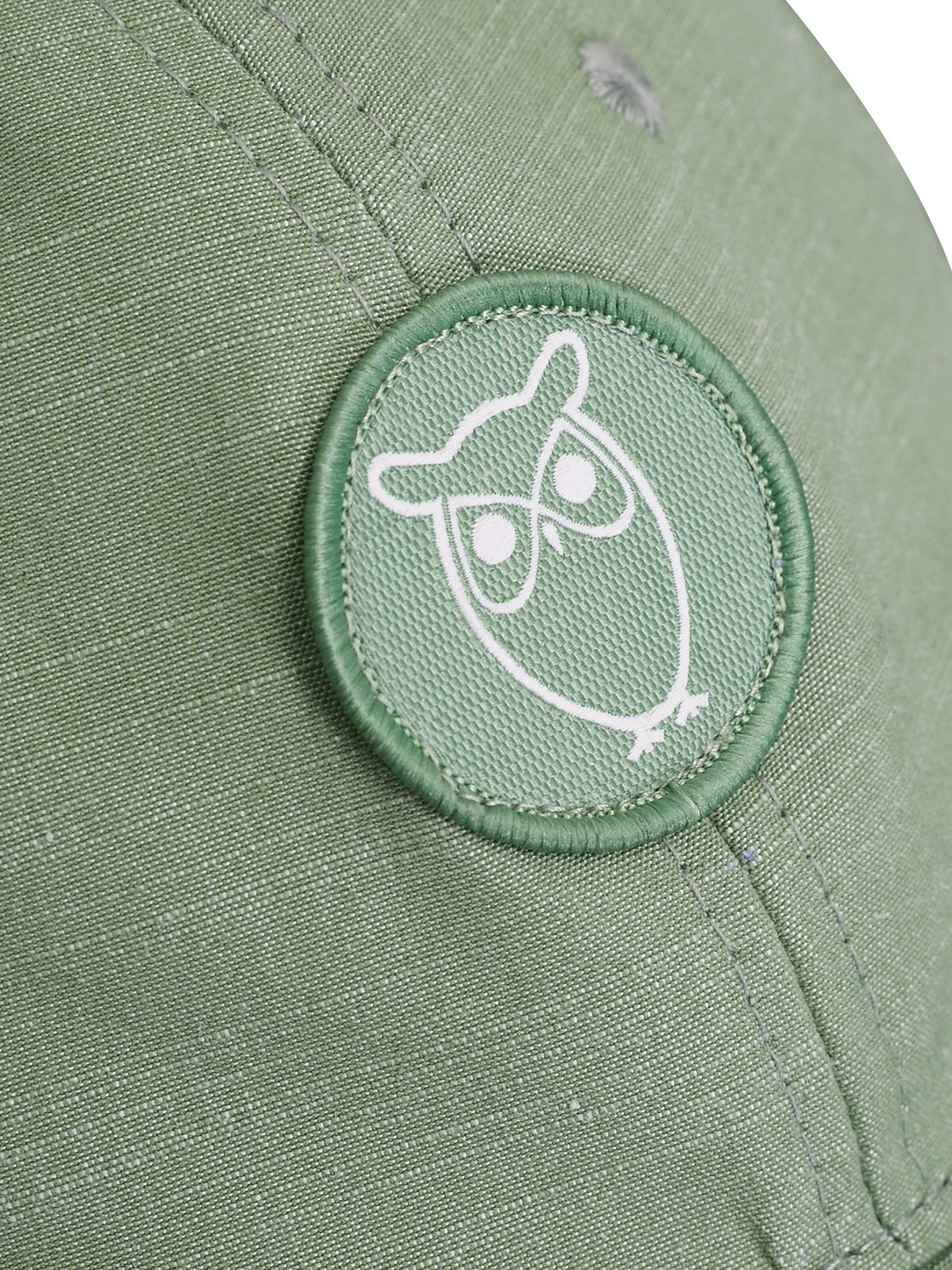 Casquette en coton bio | vert "slub yarn baseball cap shale green"