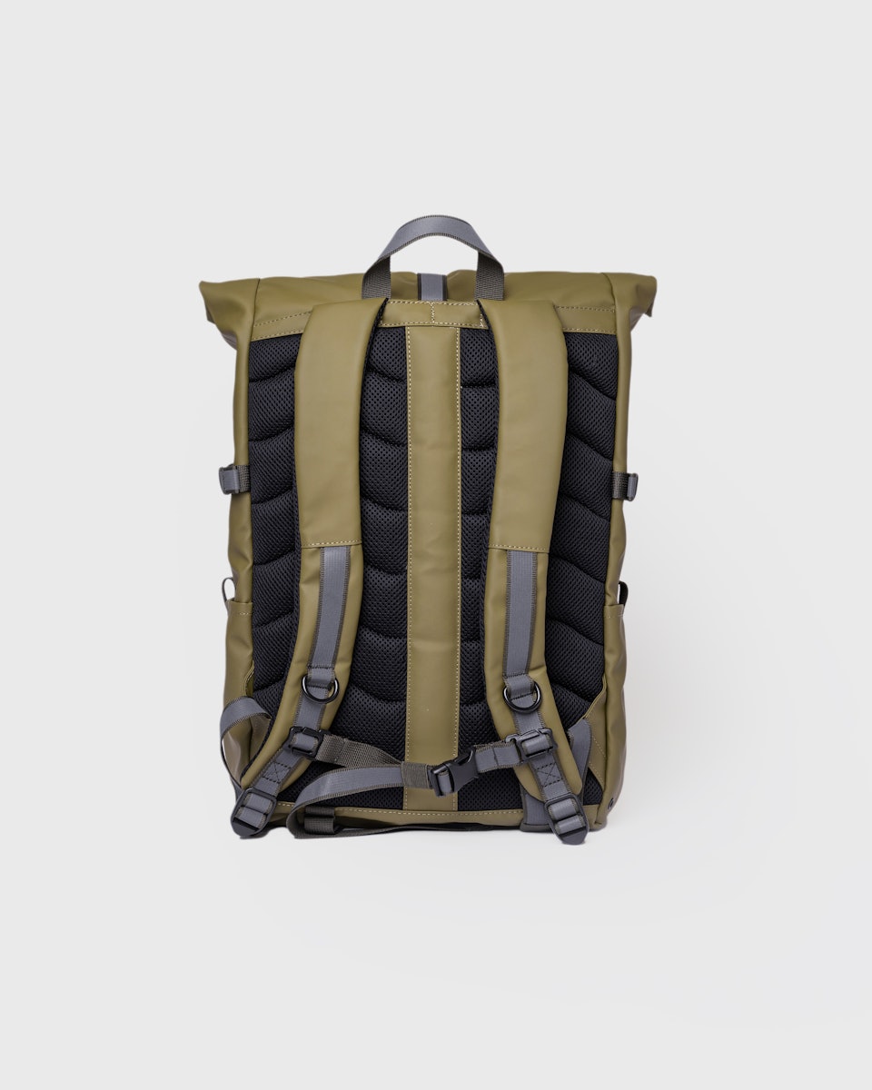 Sac à dos en nylon recyclé | vert "ruben 2.0 - moss green"