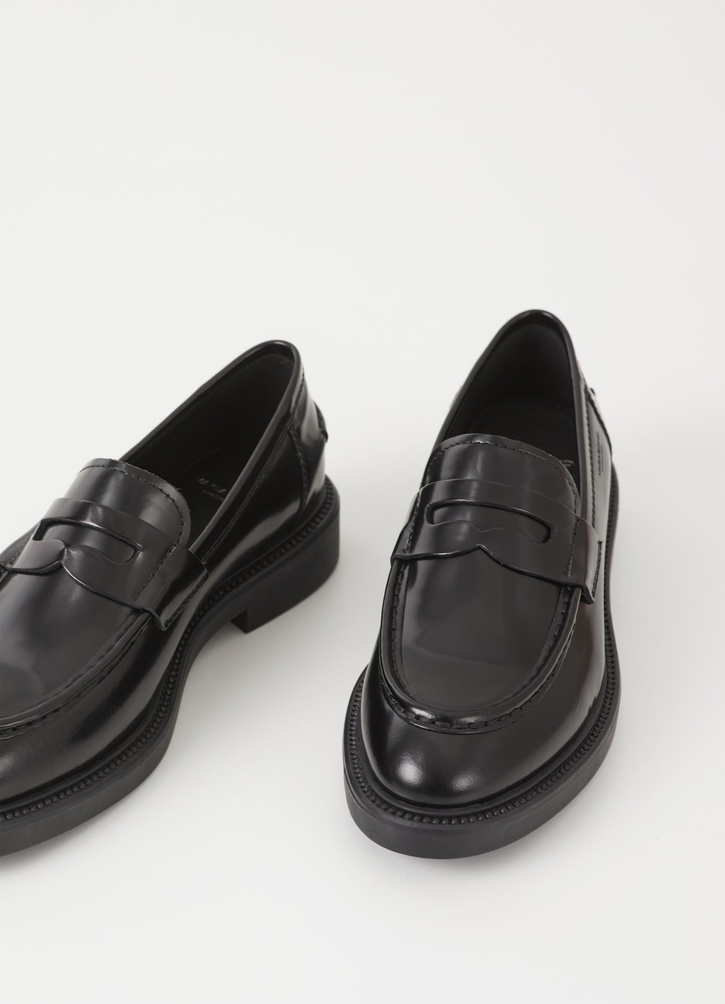 Moccassins en cuir certifié | noir "alex w - black""