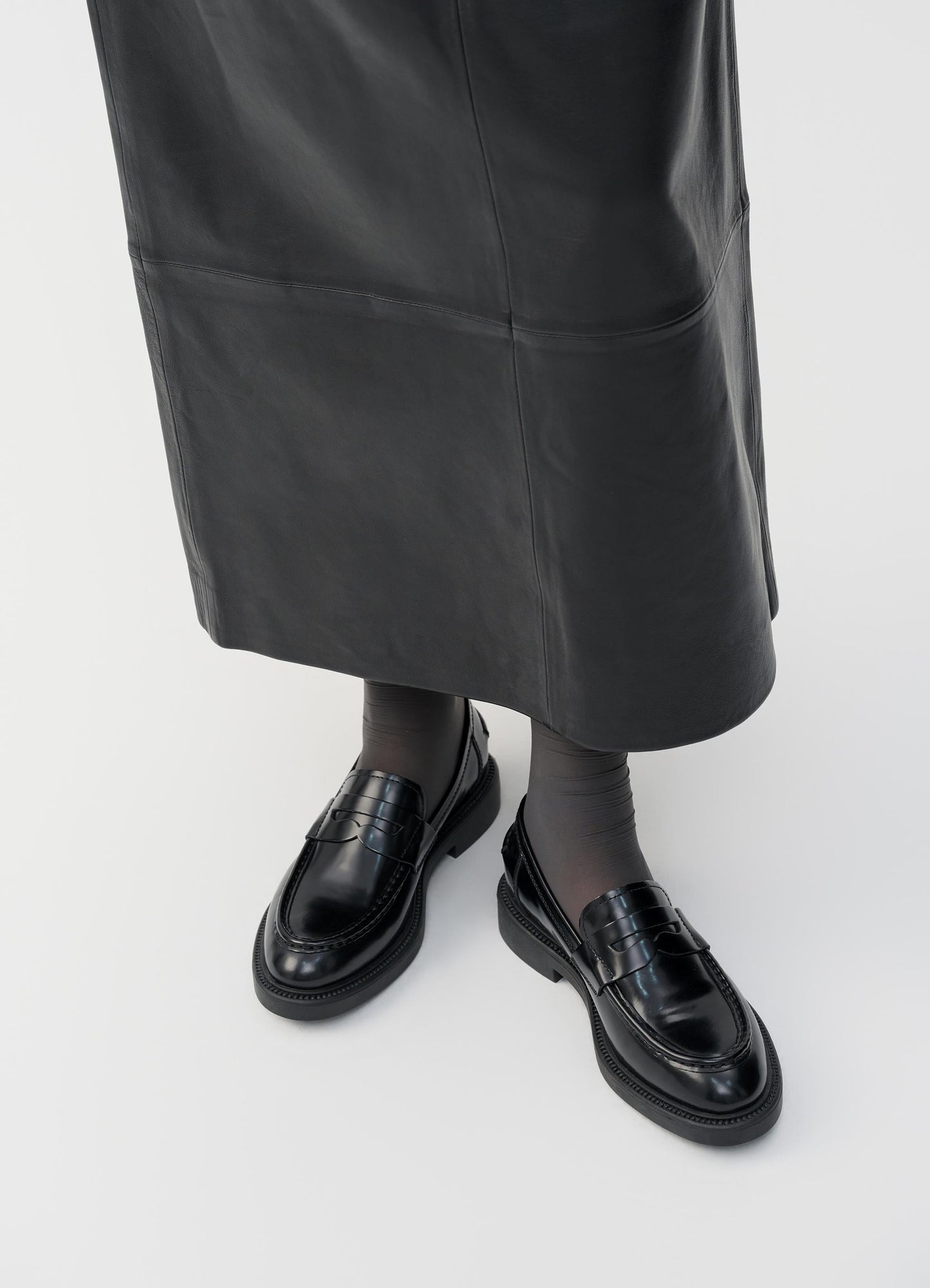 Moccassins en cuir certifié | noir "alex w - black""