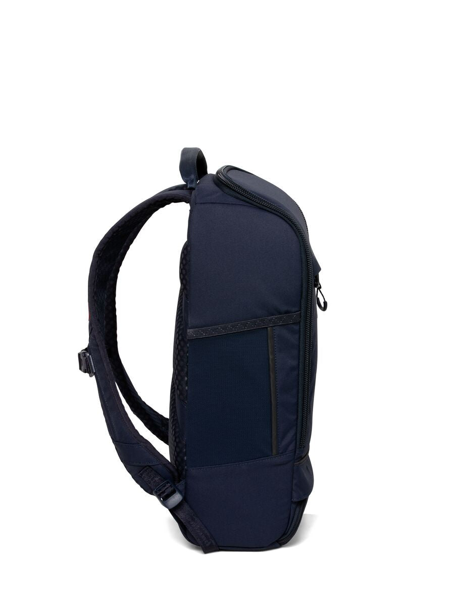 Sac à dos bleu marine en plastique recyclé - Cubik Medium