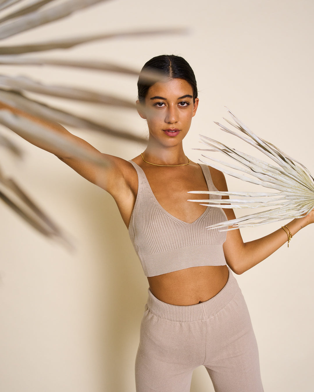 Bralette beige en EcoVero - BEJA almond