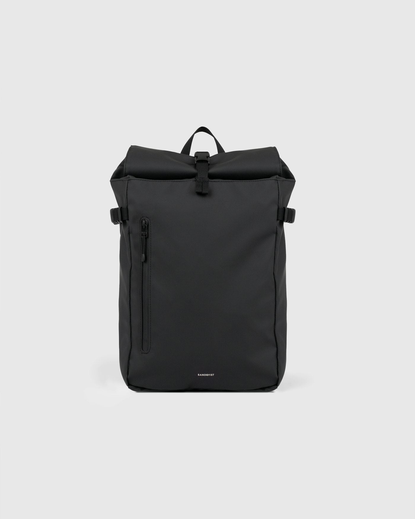 Sac à dos 20L en matière recyclée | noir "stream slim rolltop m - black"