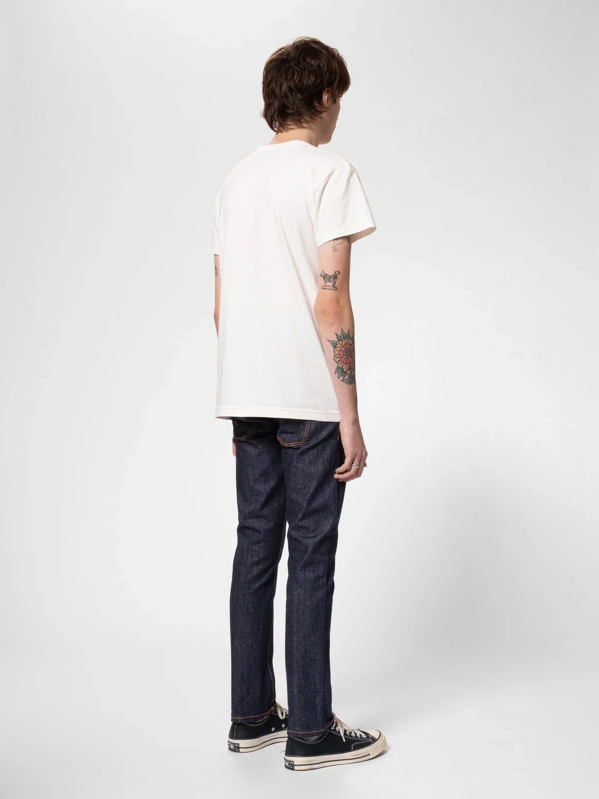 Jean slim en coton bio | brut "Grim Tim Dry True navy"