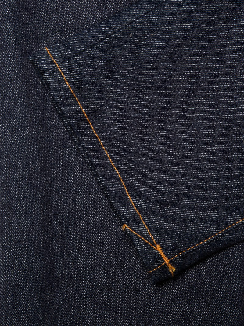 Jean slim en coton bio | brut "Grim Tim Dry True navy"