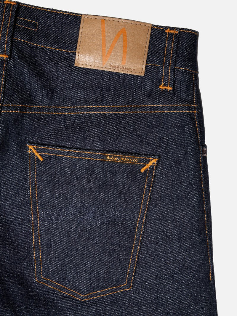 Jean slim en coton bio | brut "Grim Tim Dry True navy"