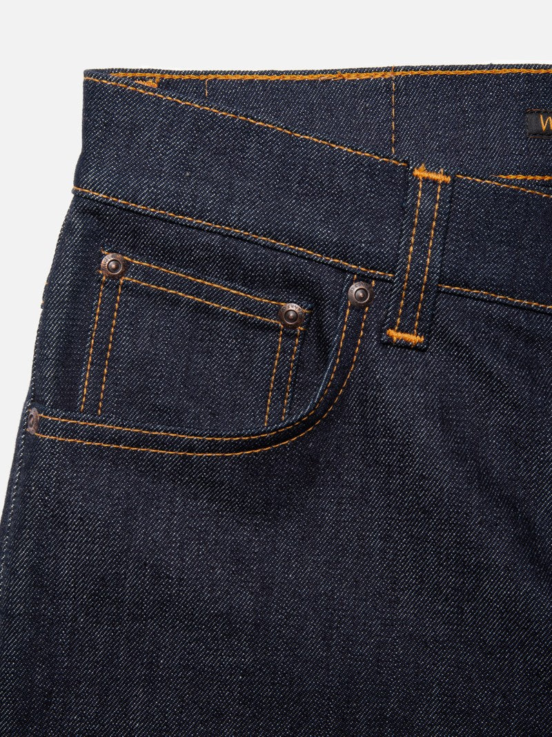 Jean slim en coton bio | brut "Grim Tim Dry True navy"