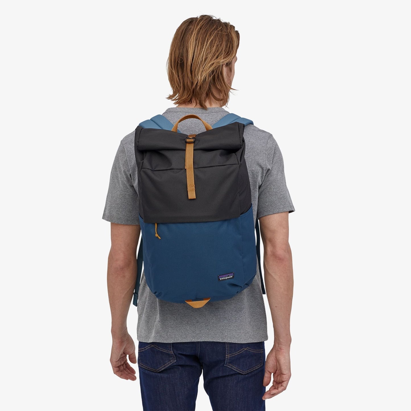 Sac à dos bicolore 30L en matières recyclées - Arbor roll-top