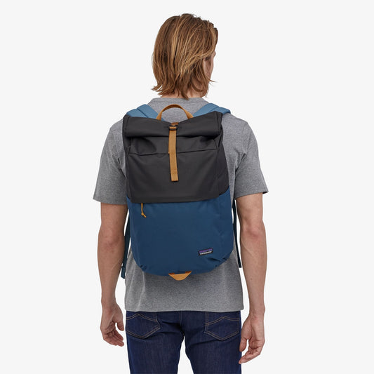 Sac à dos bicolore 30L en matières recyclées - Arbor roll-top