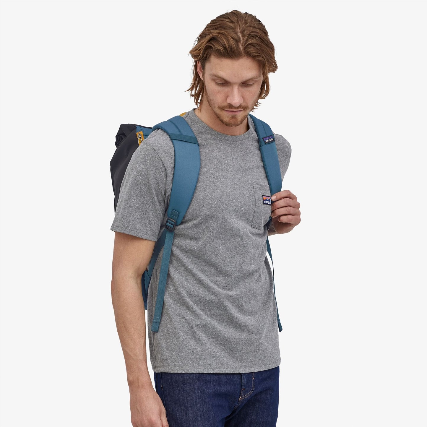 Sac à dos bicolore 30L en matières recyclées - Arbor roll-top