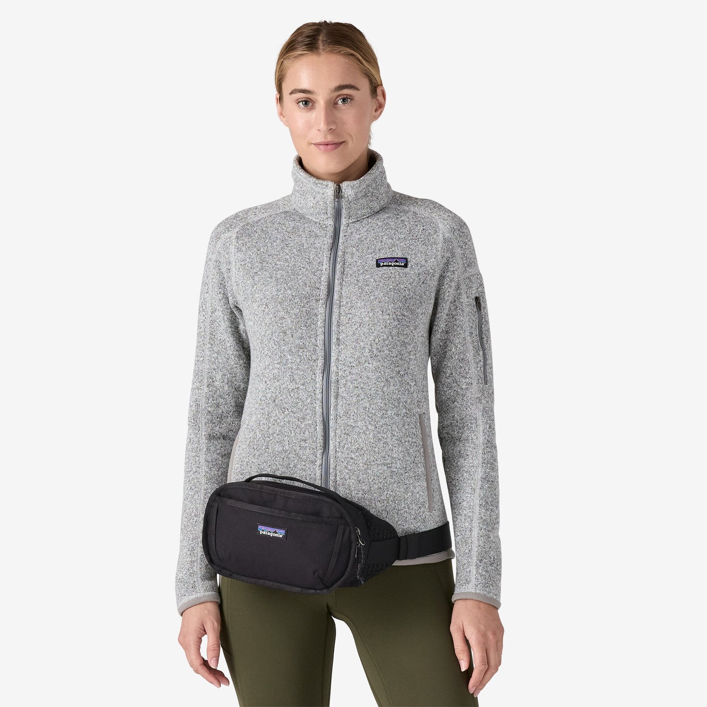 Banane en matières recyclées | noir "fieldsmith hip pack - black"