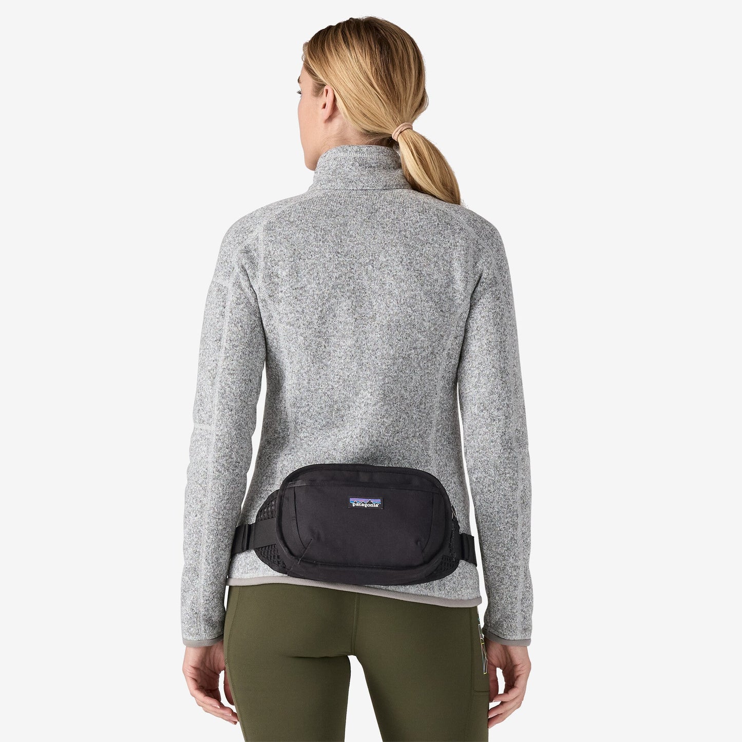 Banane en matières recyclées | noir "fieldsmith hip pack - black"