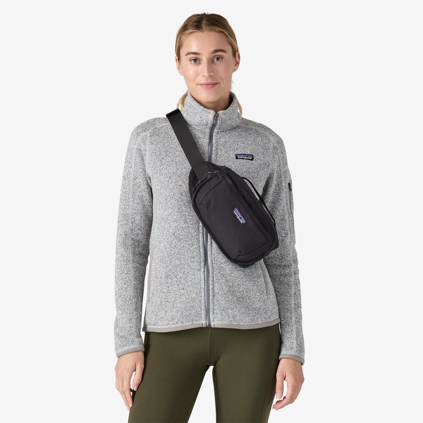 Banane en matières recyclées | noir "fieldsmith hip pack - black"
