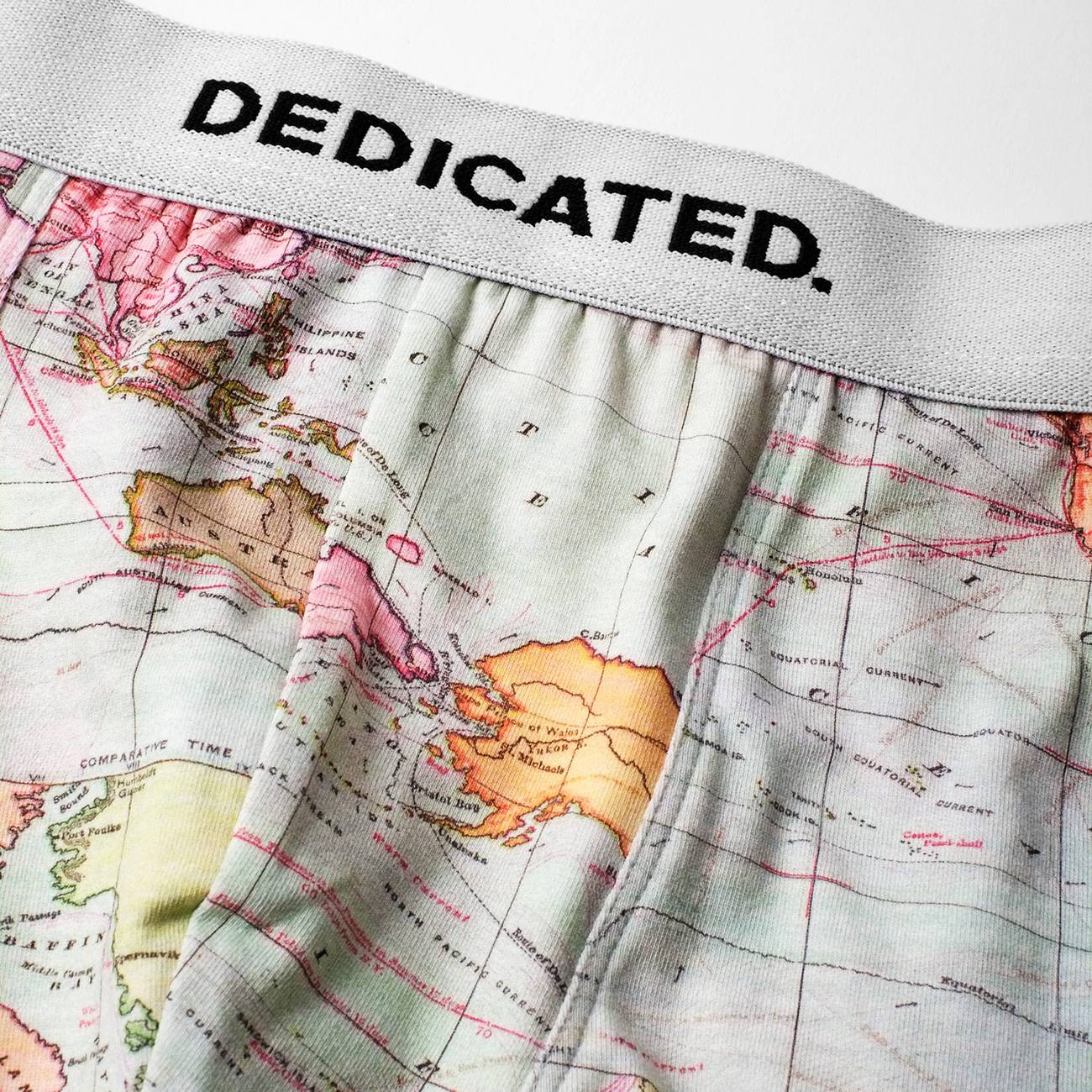 Boxer motif map en coton bio