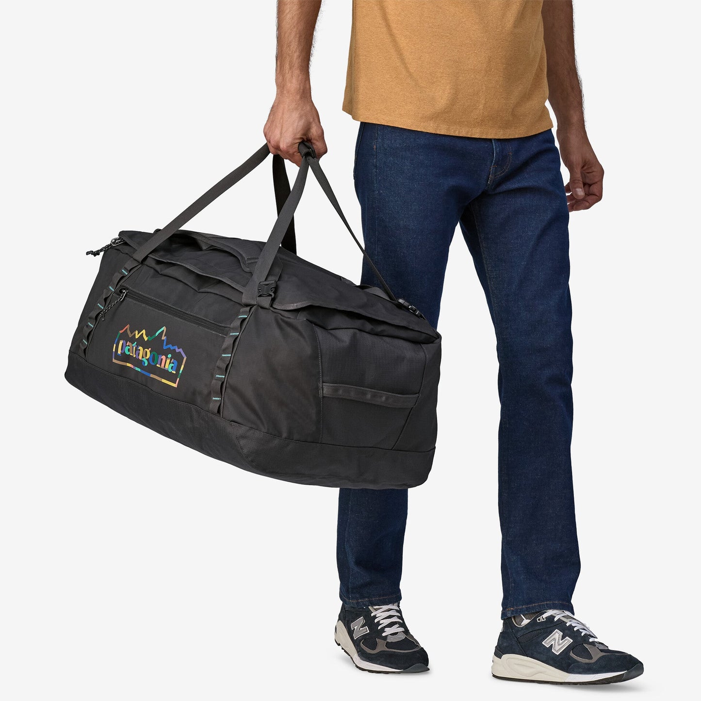 Sac de voyage 70l | noir "black hole duffel - unity fitz: ink black"