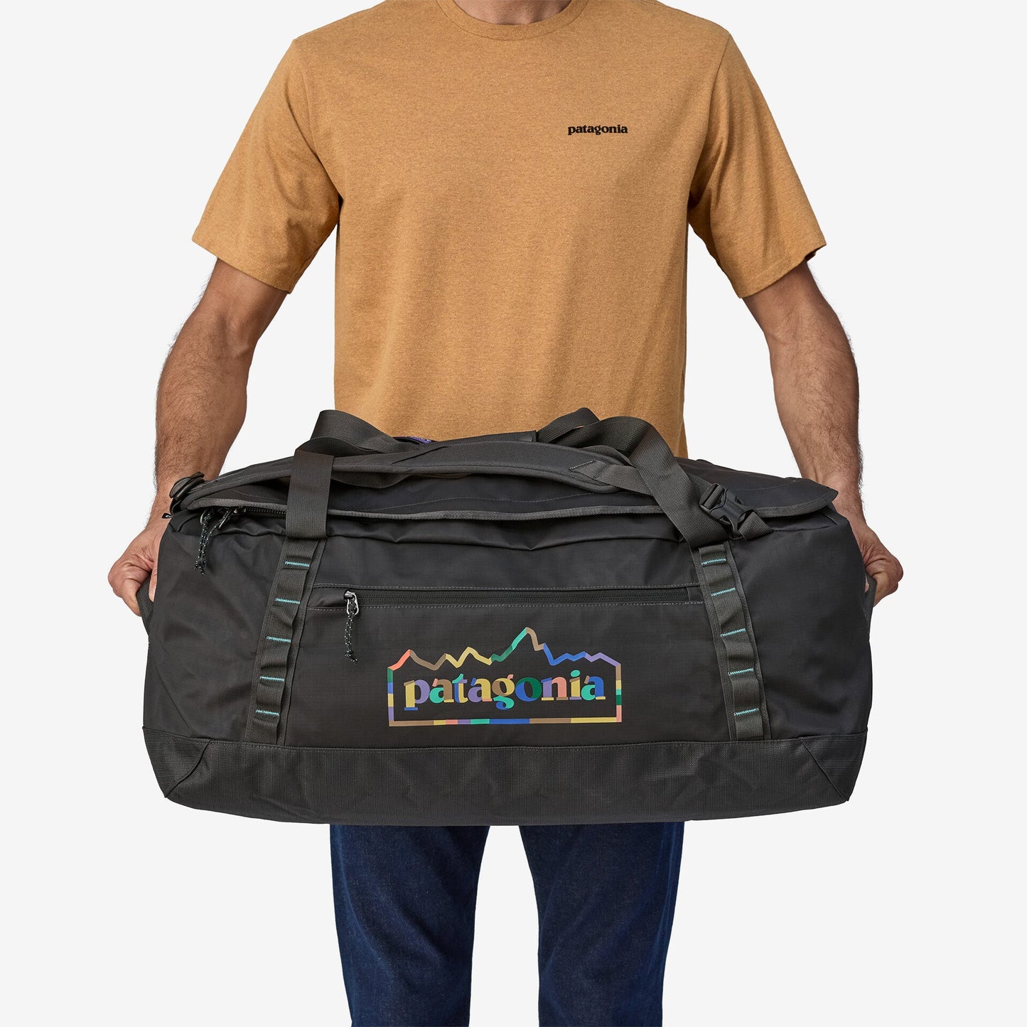 Sac de voyage 70l | noir "black hole duffel - unity fitz: ink black"