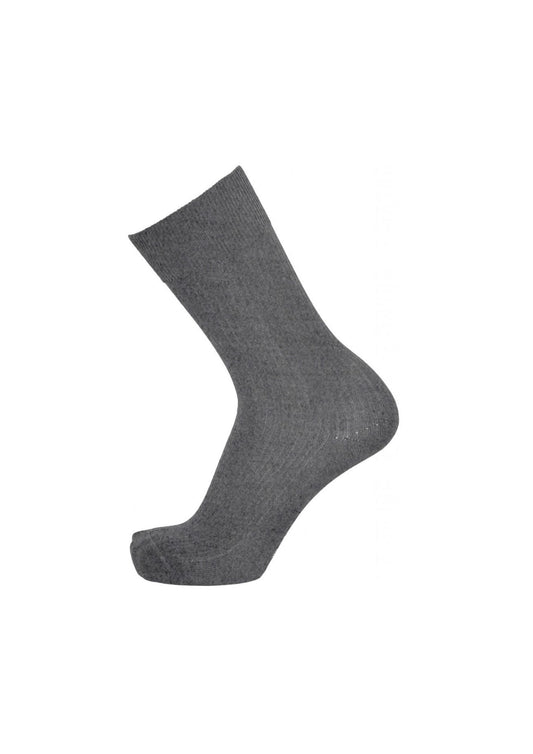 Pack 2 paires de chaussettes hautes grises en coton bio - TIMBER