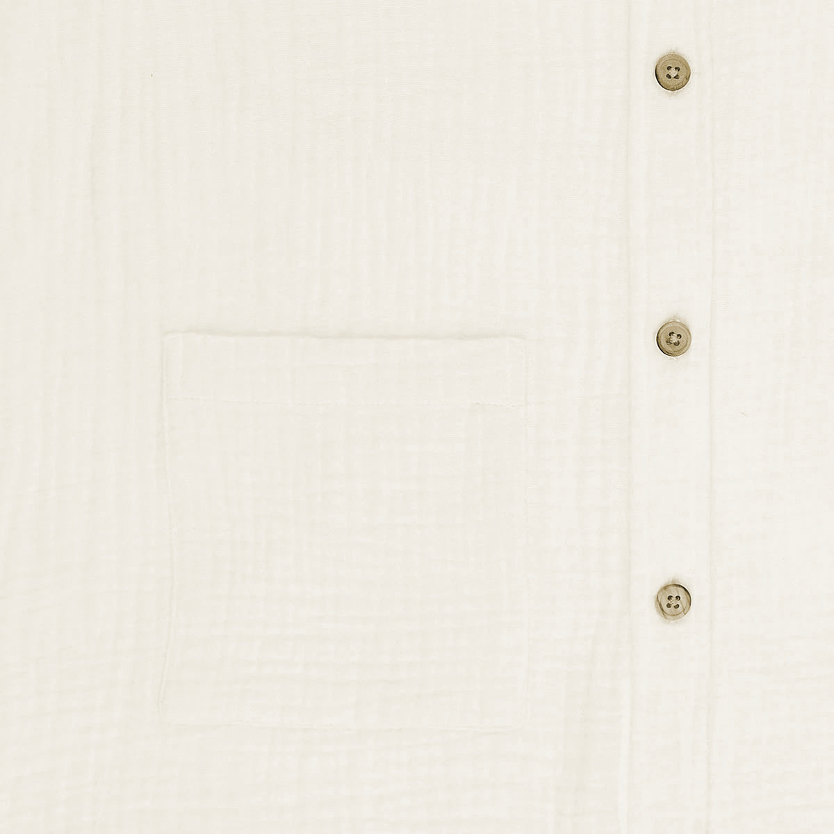 Chemise en gaze de coton bio | blanc "oihana white"