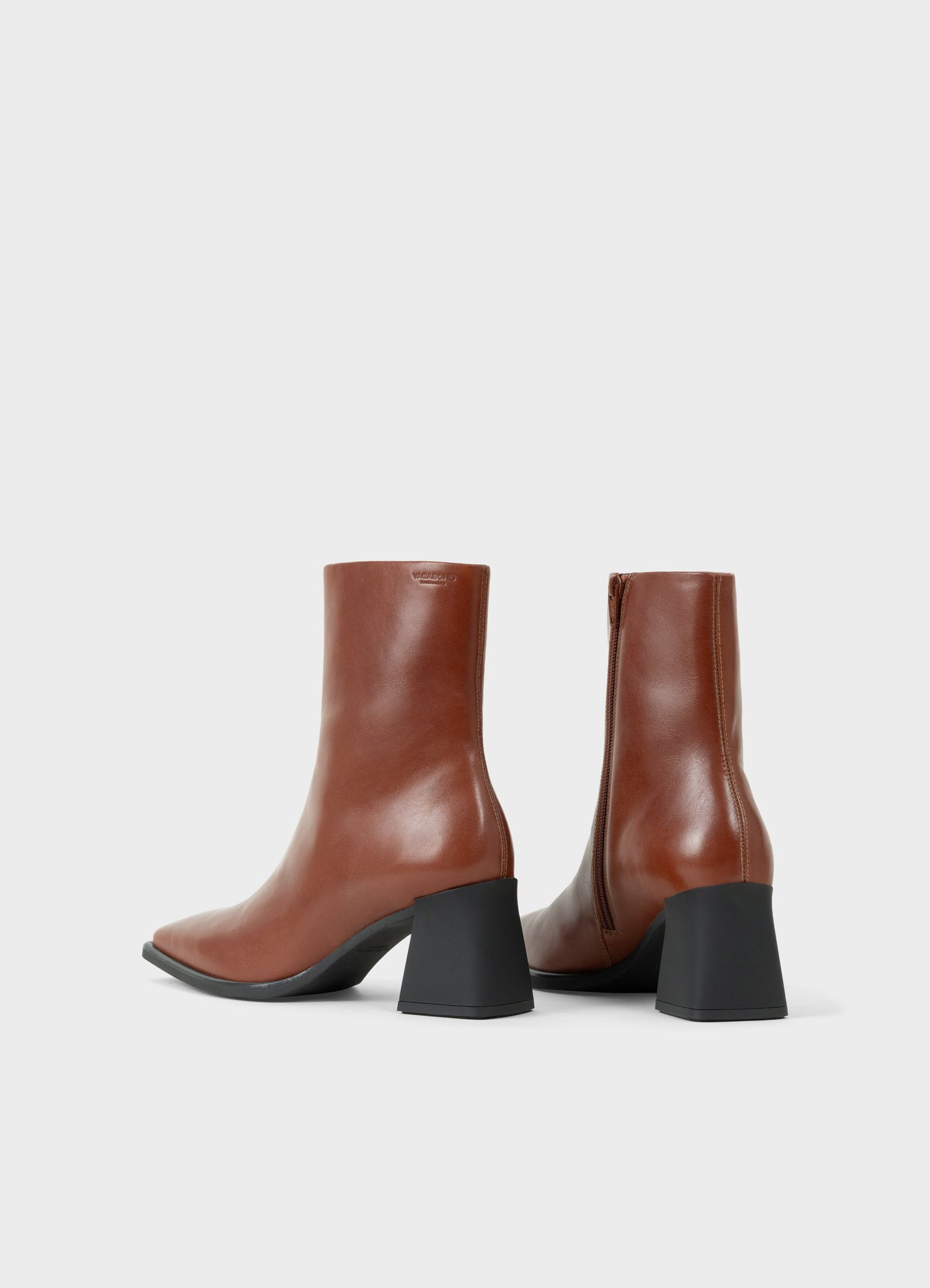 Bottines en cuir certifié | marron "hedda - cinnamon"