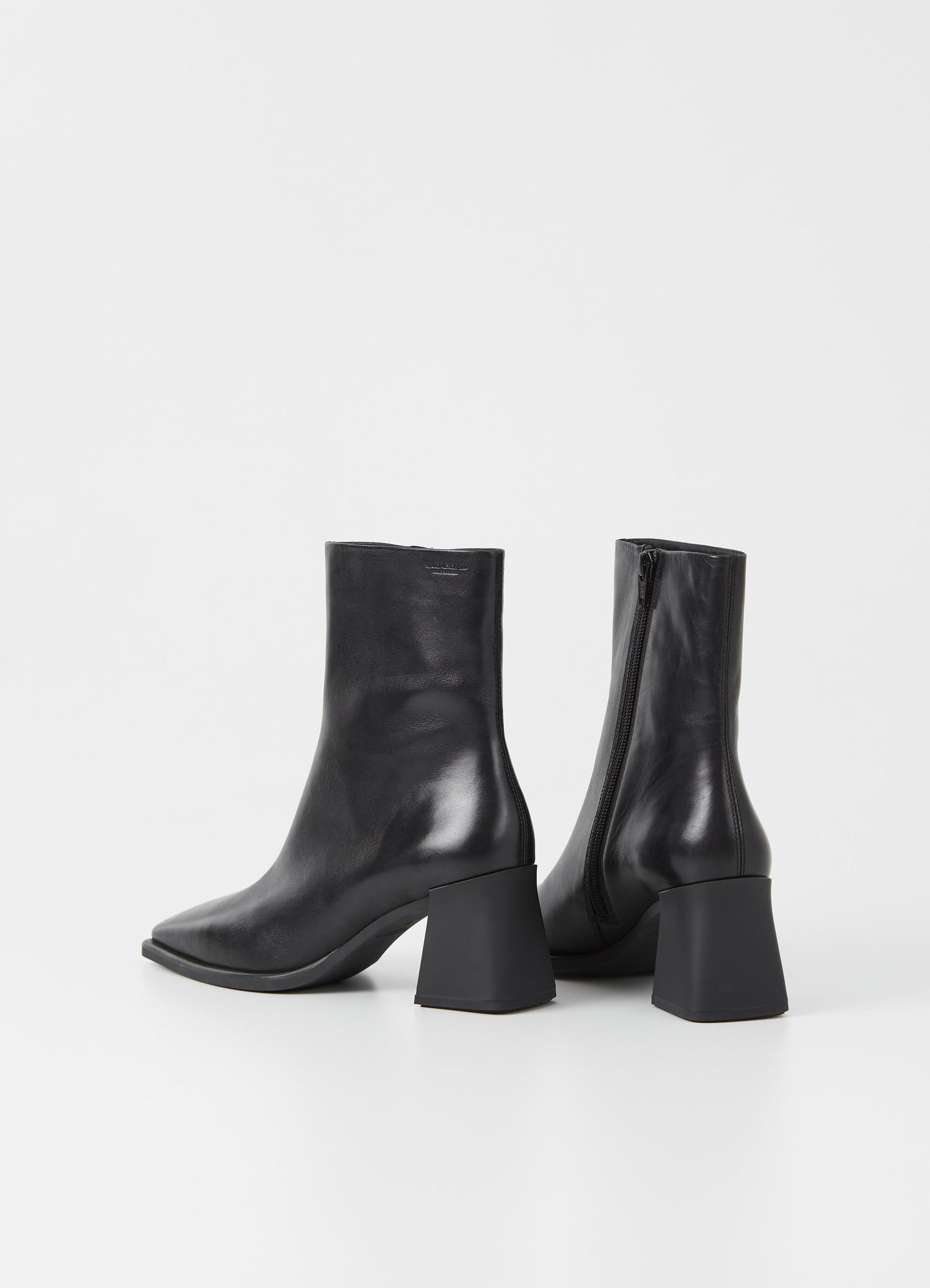 Bottines en cuir certifié | noir "hedda - black"