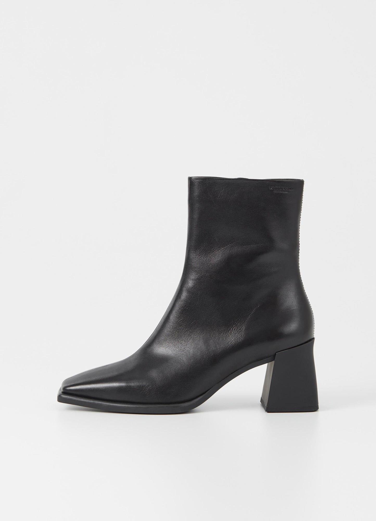Bottines en cuir certifié | noir "hedda - black"