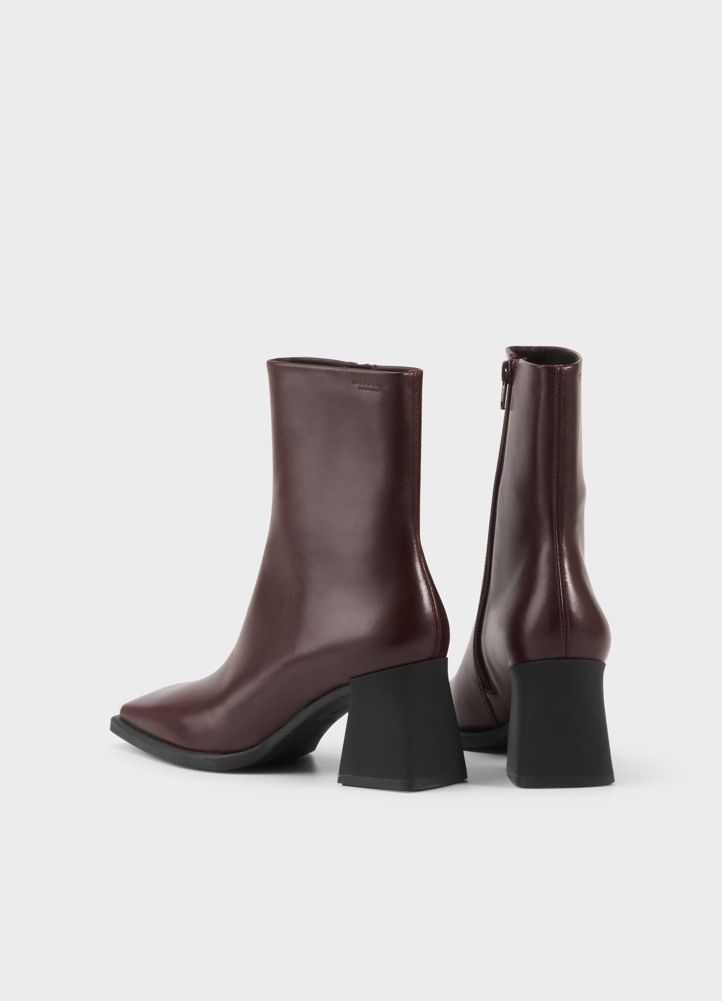 Bottines en cuir certifié | marron "hedda - chocolate"