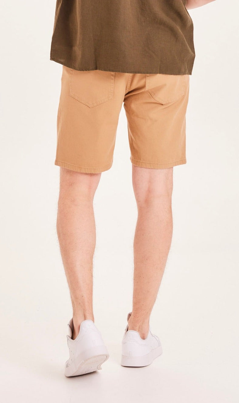 Short camel en coton bio - kelp