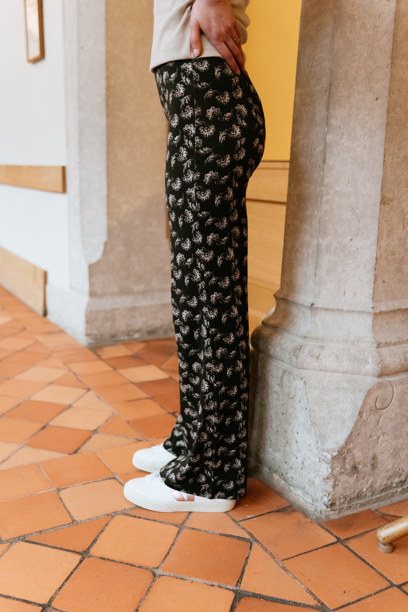Pantalon fluide à motifs paisley en tencel - rosie trousers paisley