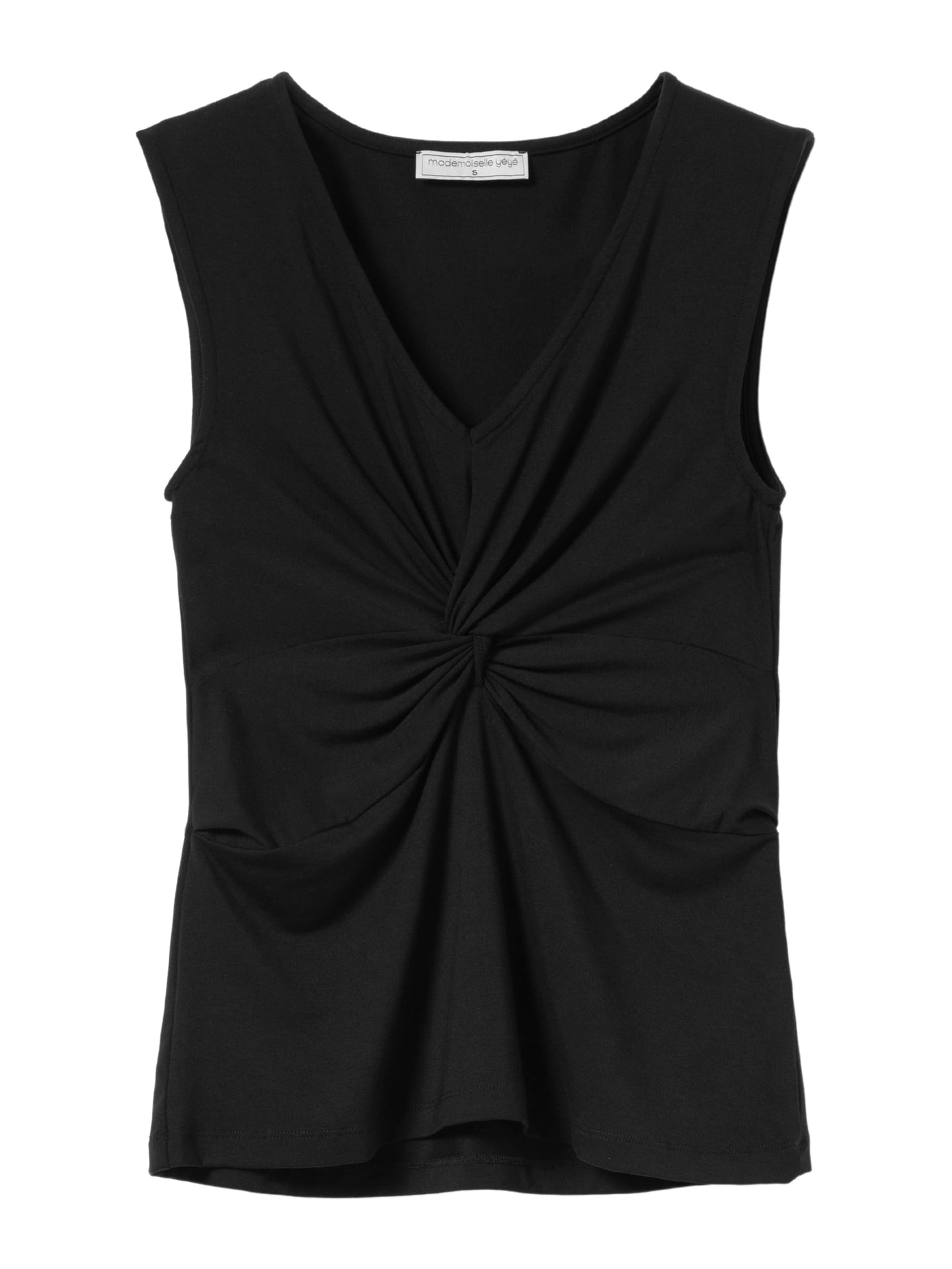 Top en tencel | noir "cross chic top - black"