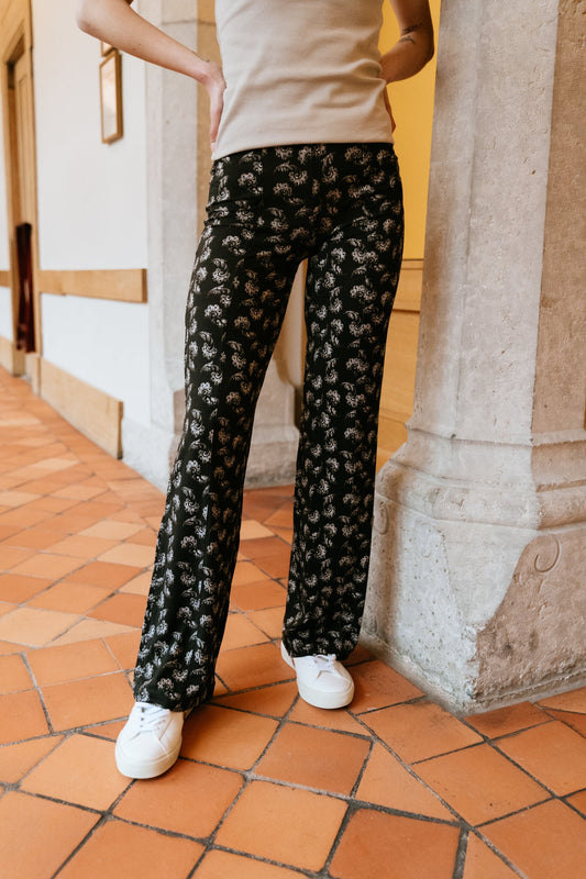 Pantalon fluide à motifs paisley en tencel - rosie trousers paisley