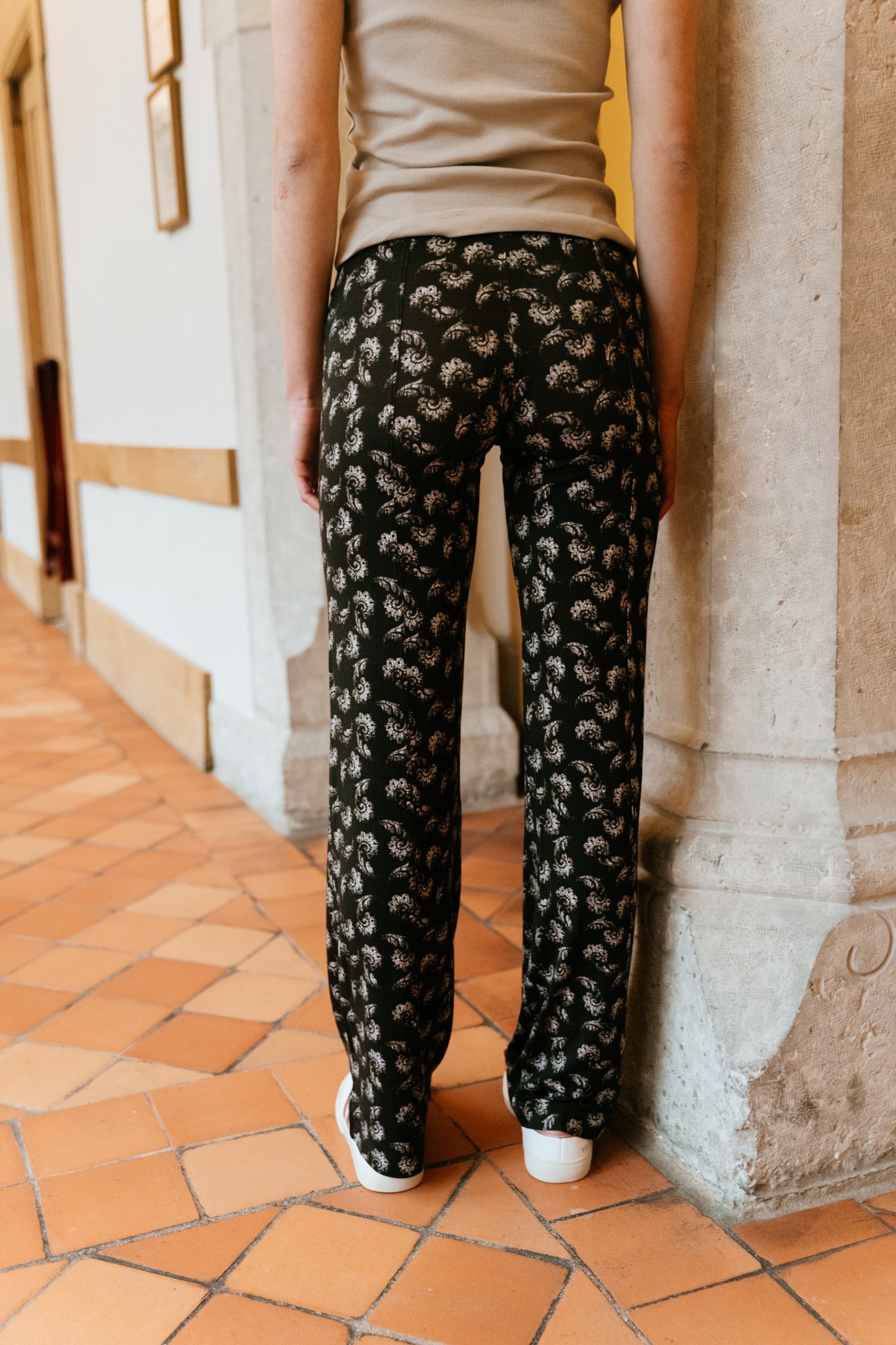 Pantalon fluide à motifs paisley en tencel - rosie trousers paisley