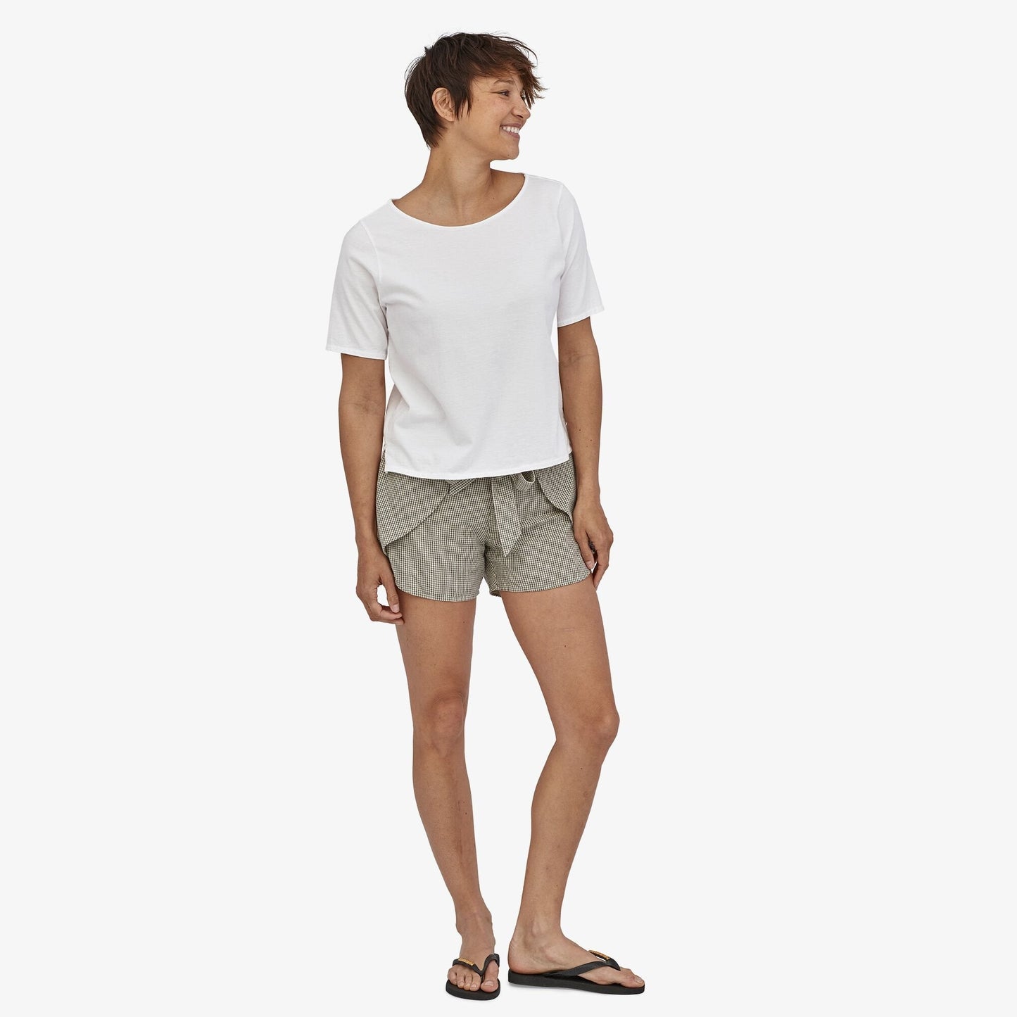 T-shirt blanc en coton bio - Conversion