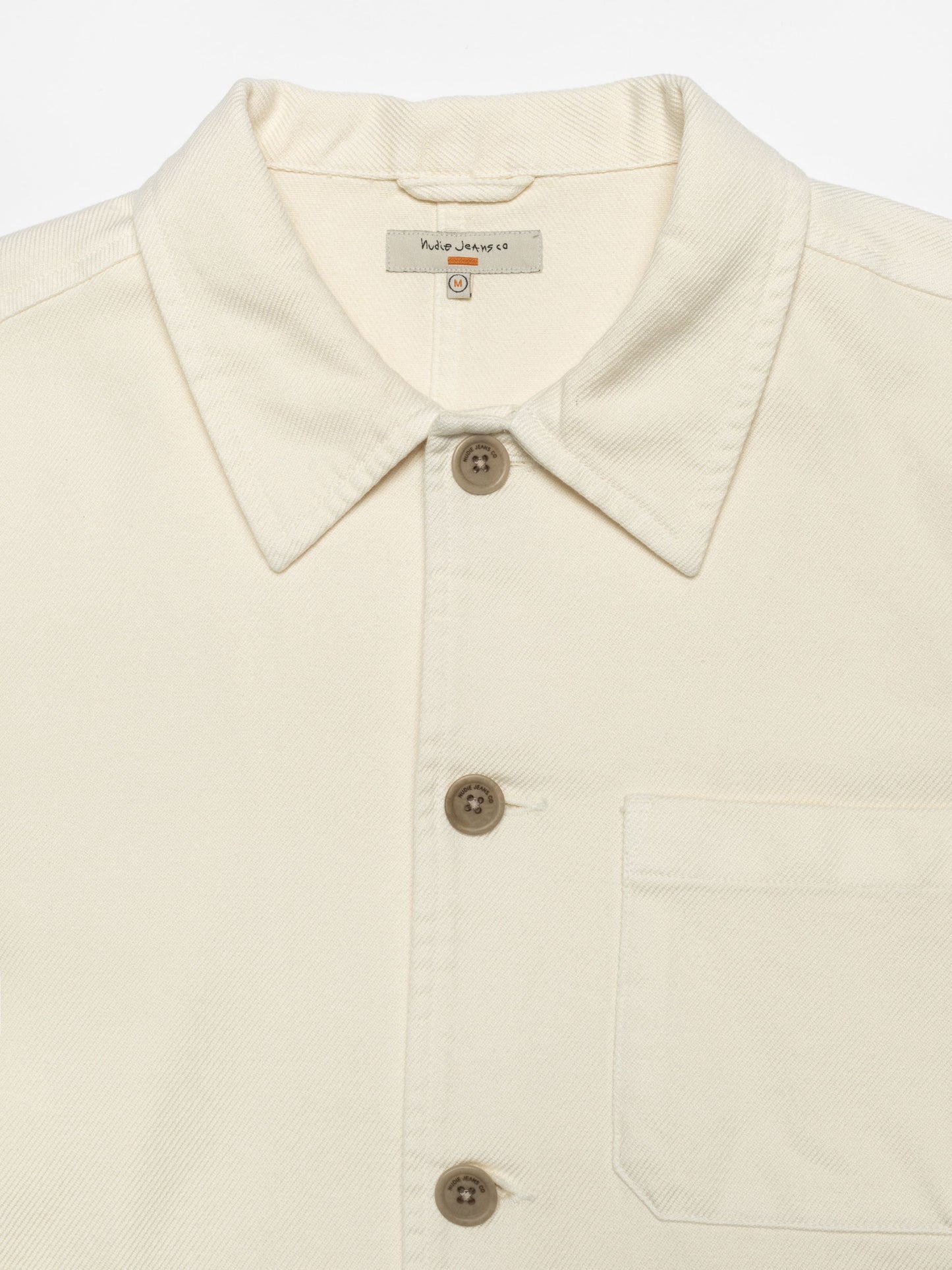 Veste en coton bio | écru "barney worker jacket"