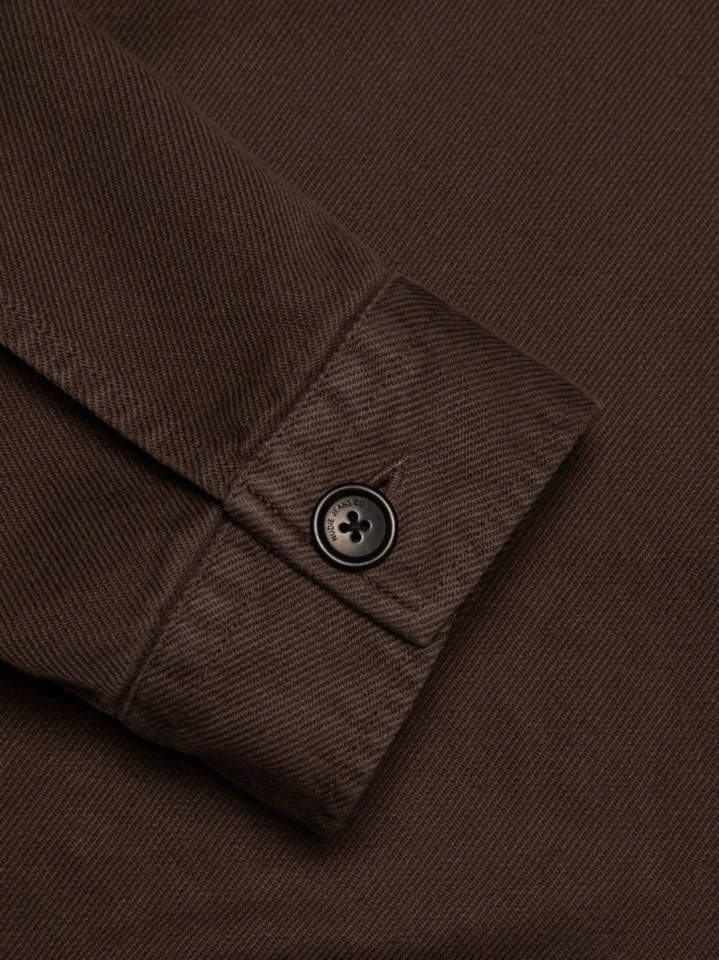 Veste workwear en coton bio | marron "barney worker jacket mole"