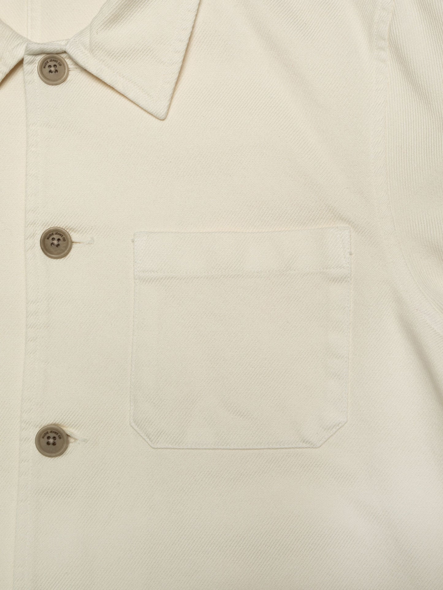 Veste en coton bio | écru "barney worker jacket"