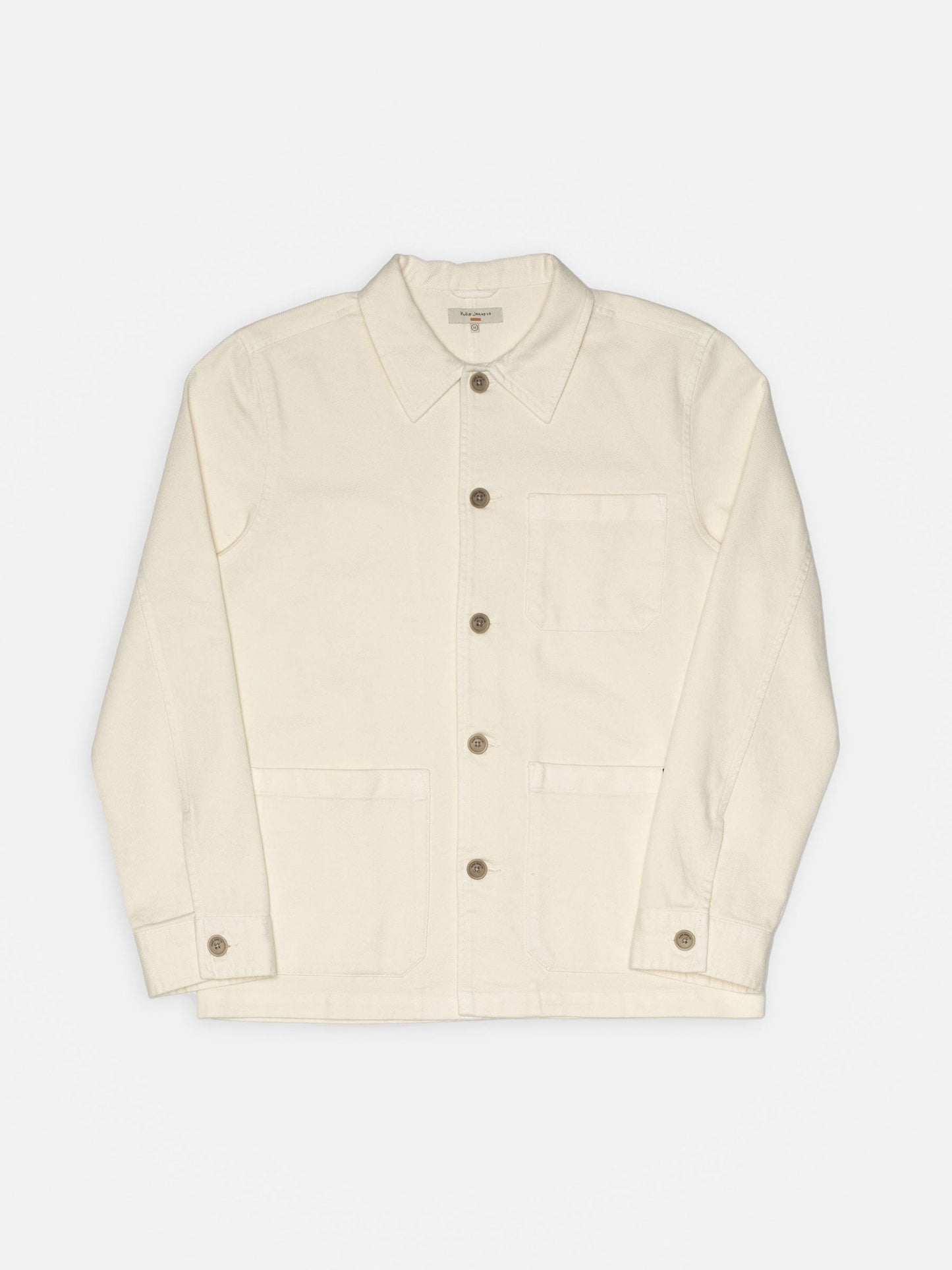 Veste en coton bio | écru "barney worker jacket"