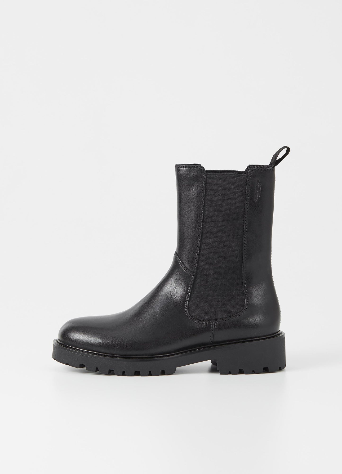 Bottines chelsea en cuir certifié | Noir "kenova black"