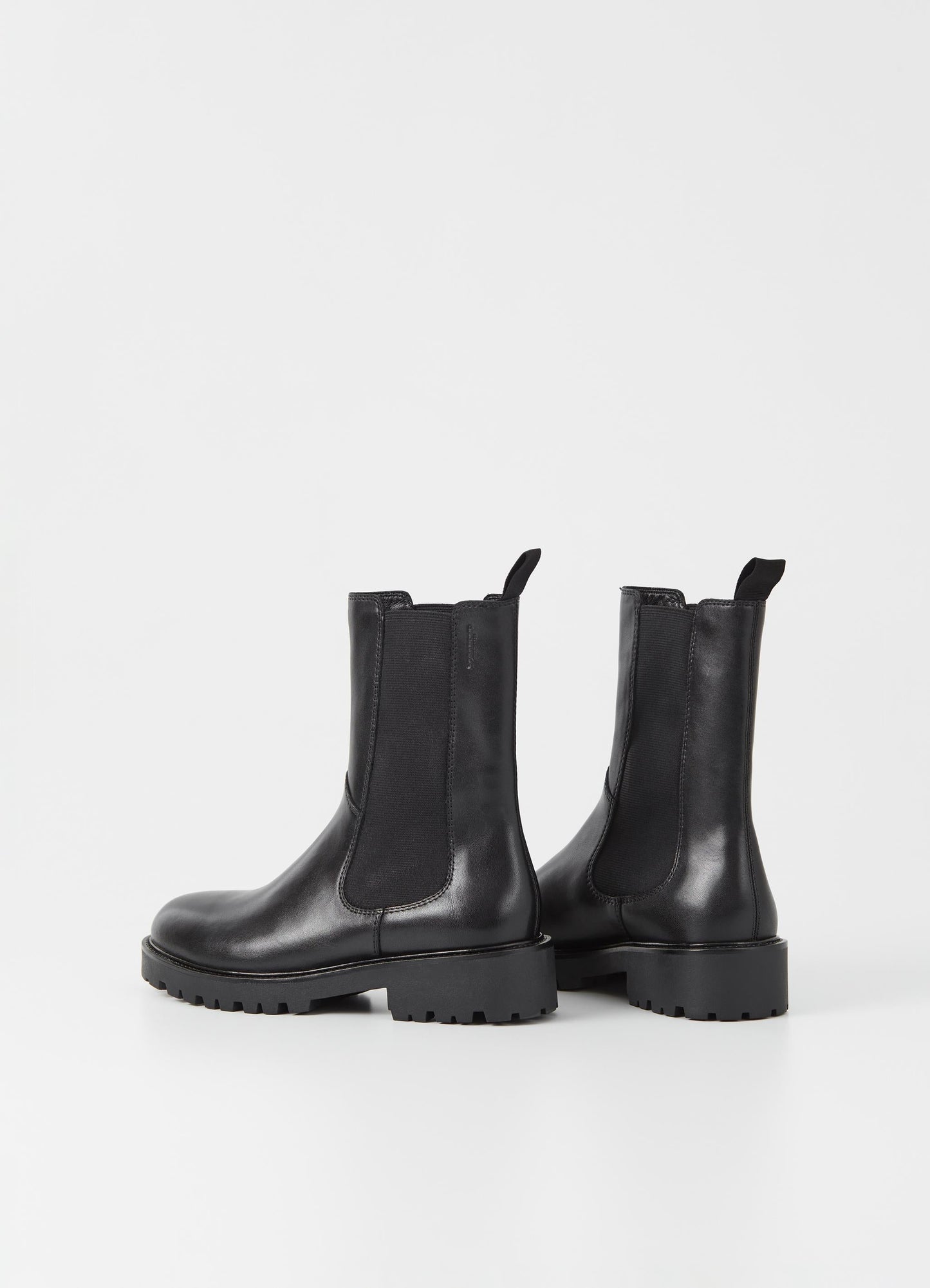 Bottines chelsea en cuir certifié | Noir "kenova black"