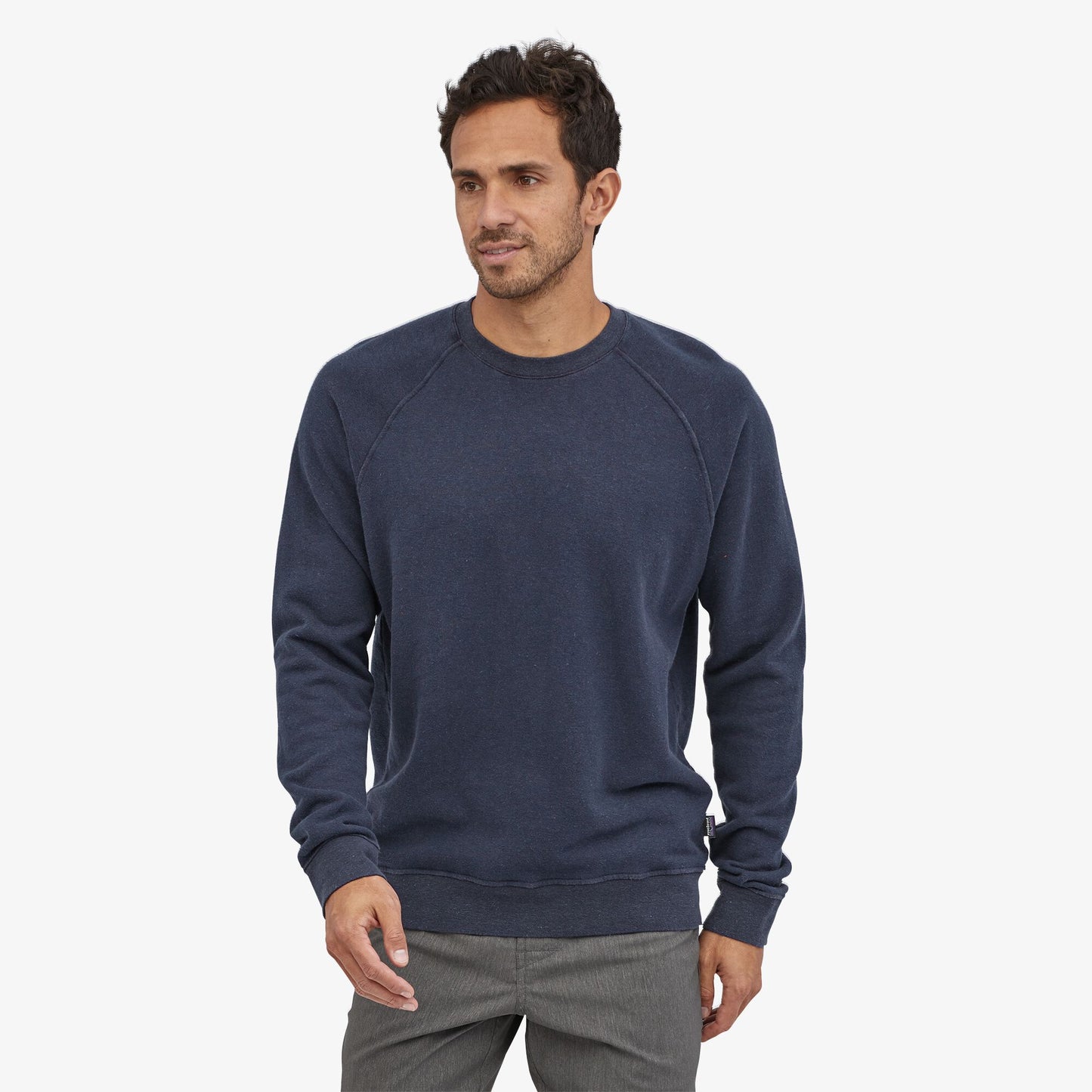 Sweatshirt marine en chanvre et coton bio - Trail Harbor