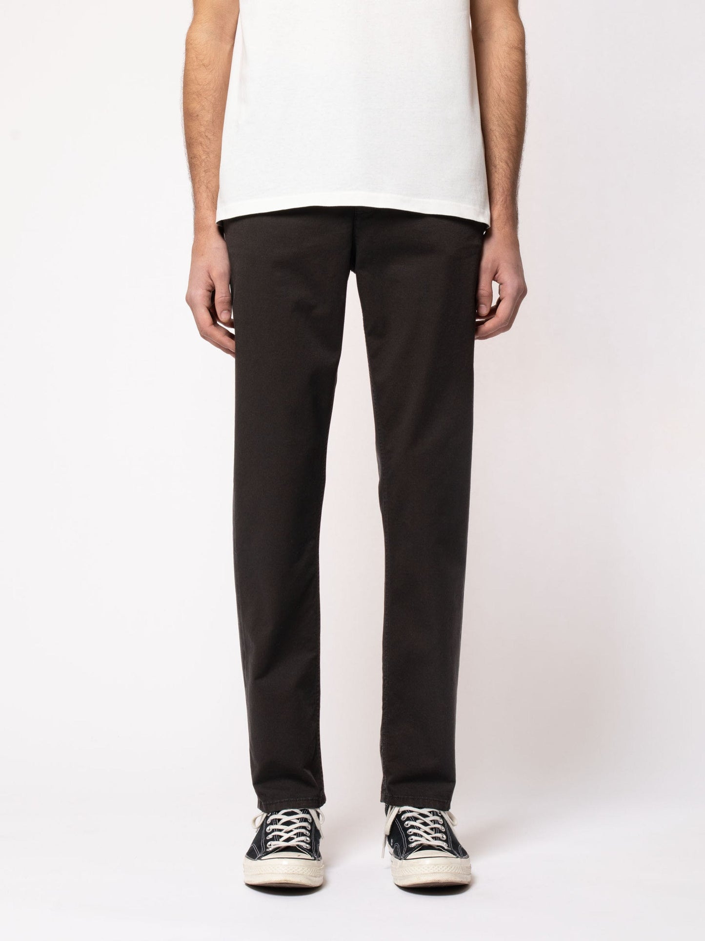 Chino slim en coton bio | Noir "easy alvin black"