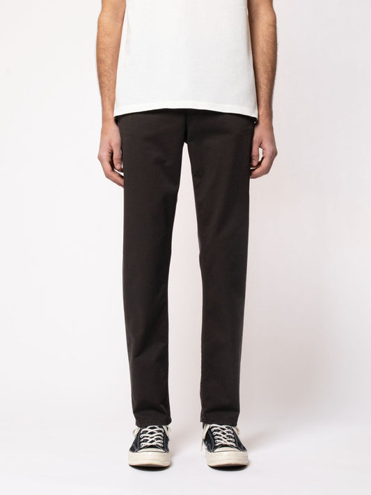 Chino slim en coton bio | Noir "easy alvin black"