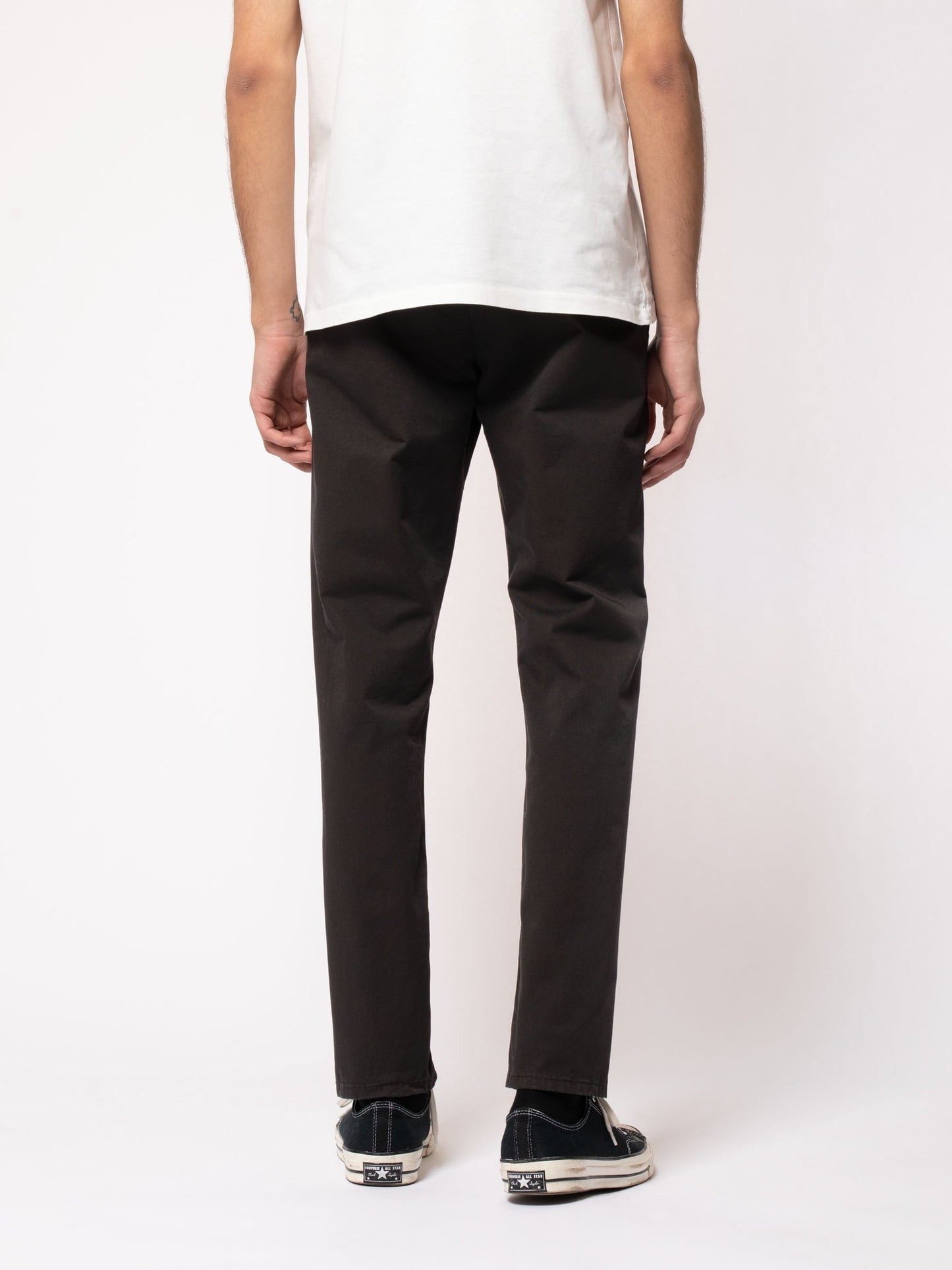 Chino slim en coton bio | Noir "easy alvin black"