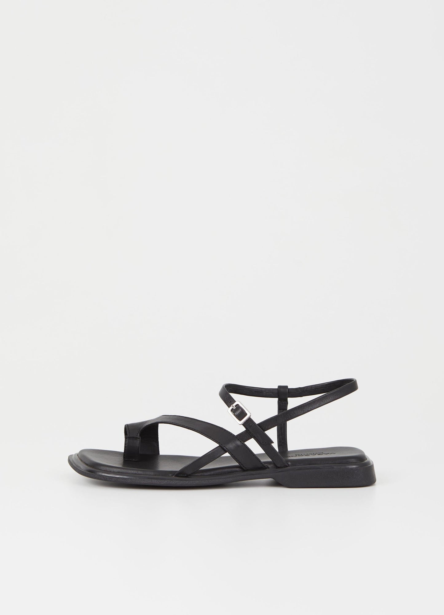 Sandales en cuir certifié | noir "Izzy - black"
