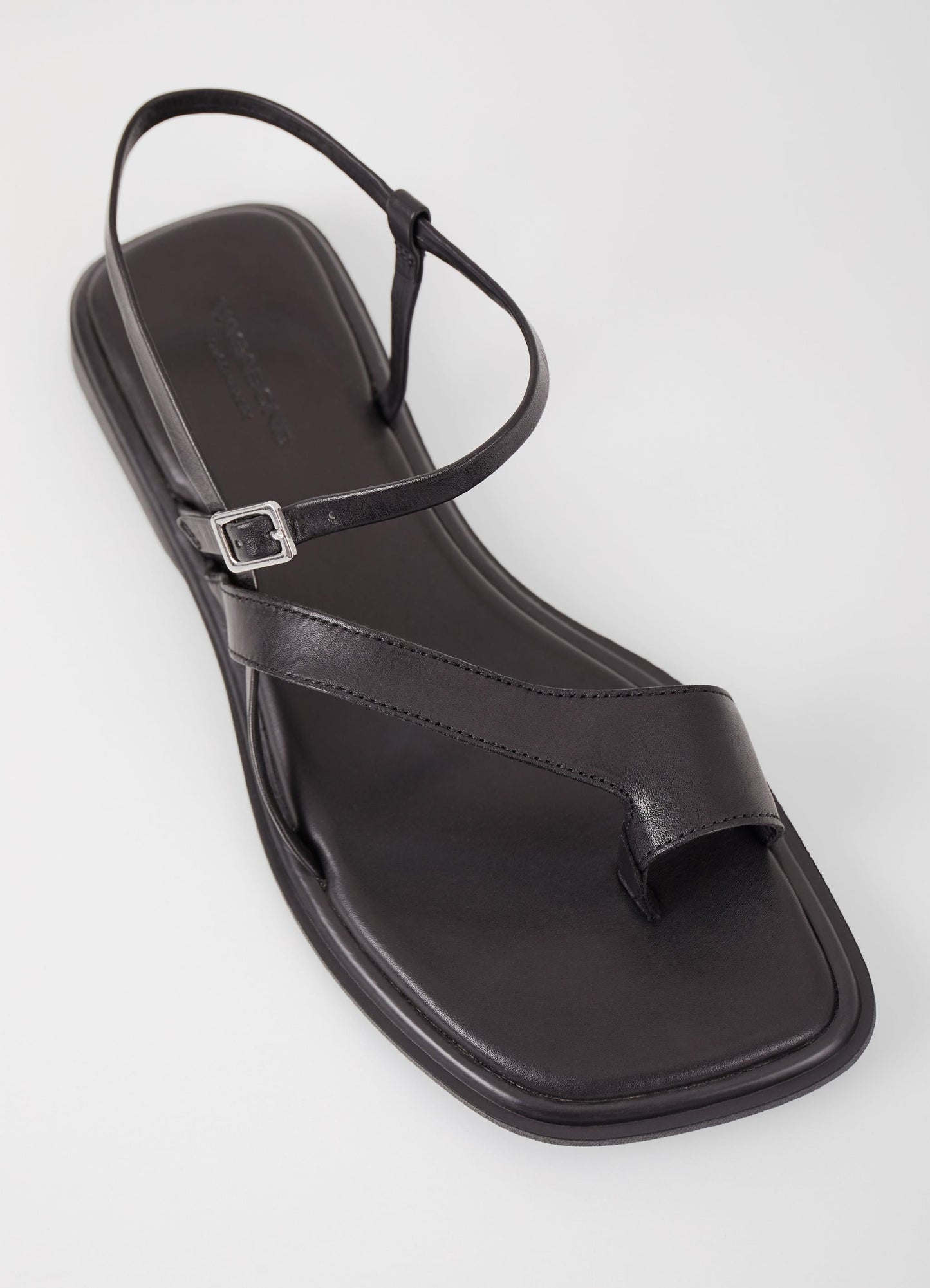 Sandales en cuir certifié | noir "Izzy - black"