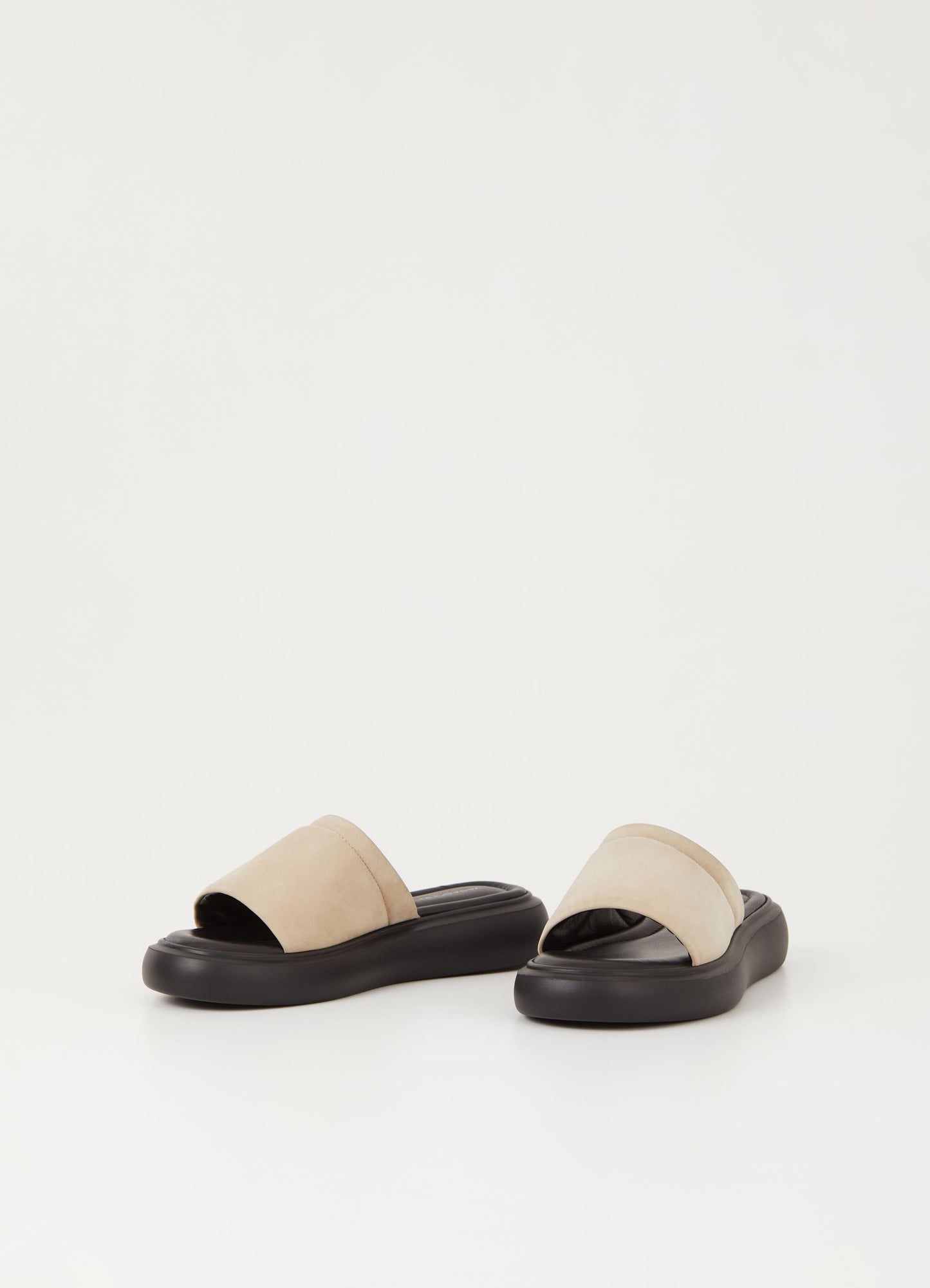 Mules en cuir certifié | Beige "blenda sand"
