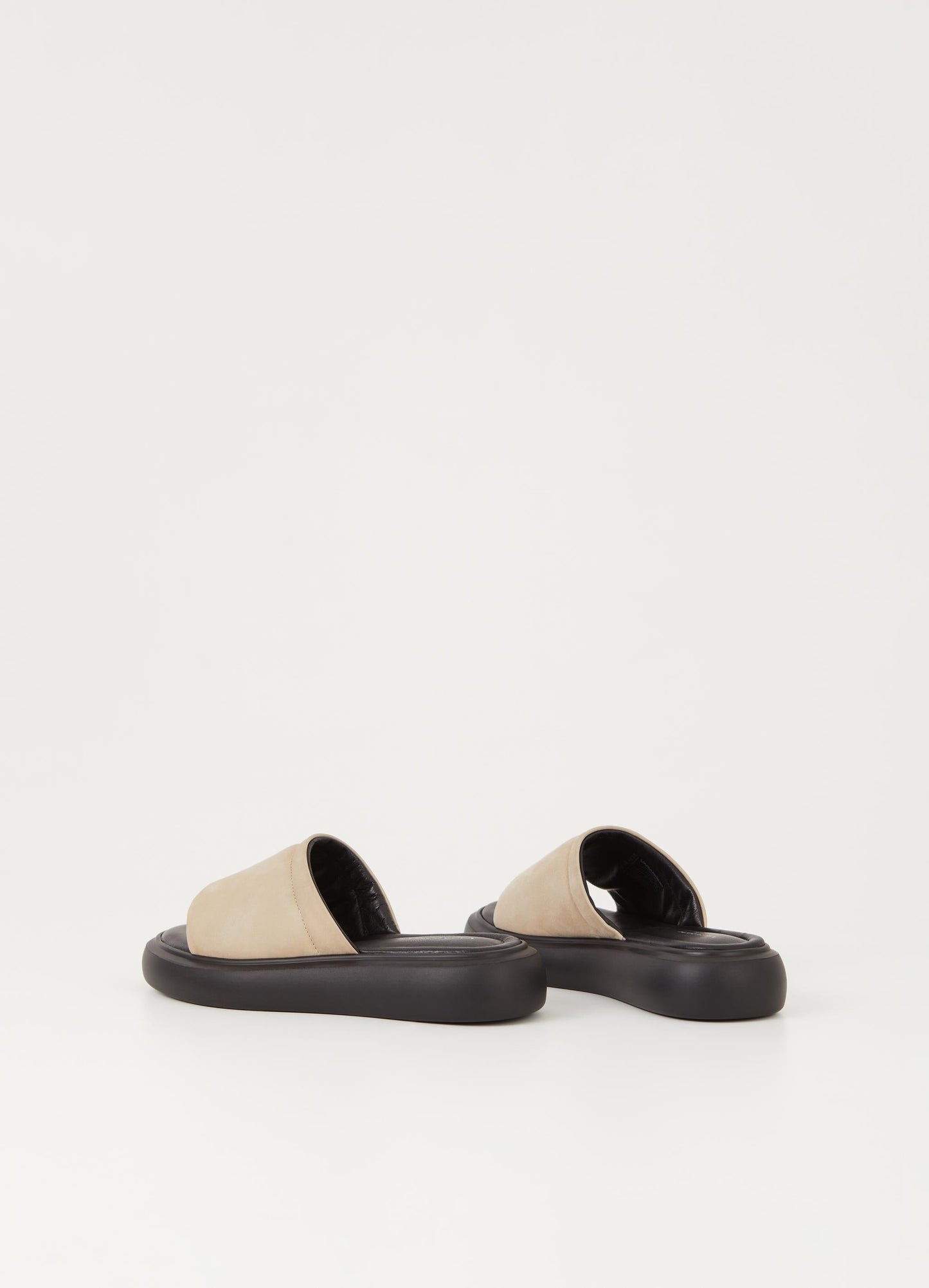 Mules en cuir certifié | Beige "blenda sand"
